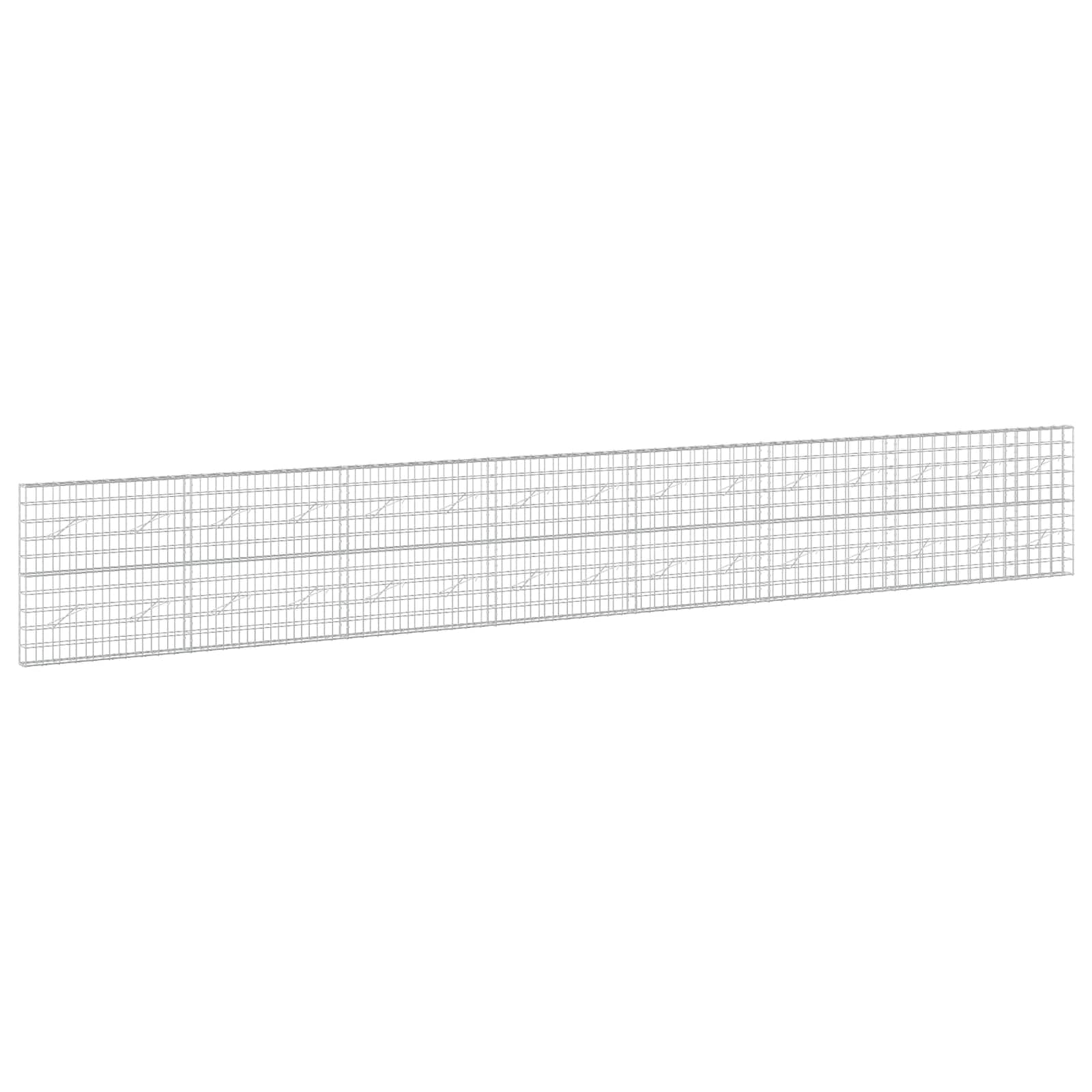 vidaXL Gabion s drátem 5 mm a síťkou 10x10 cm 750x10x100 cm