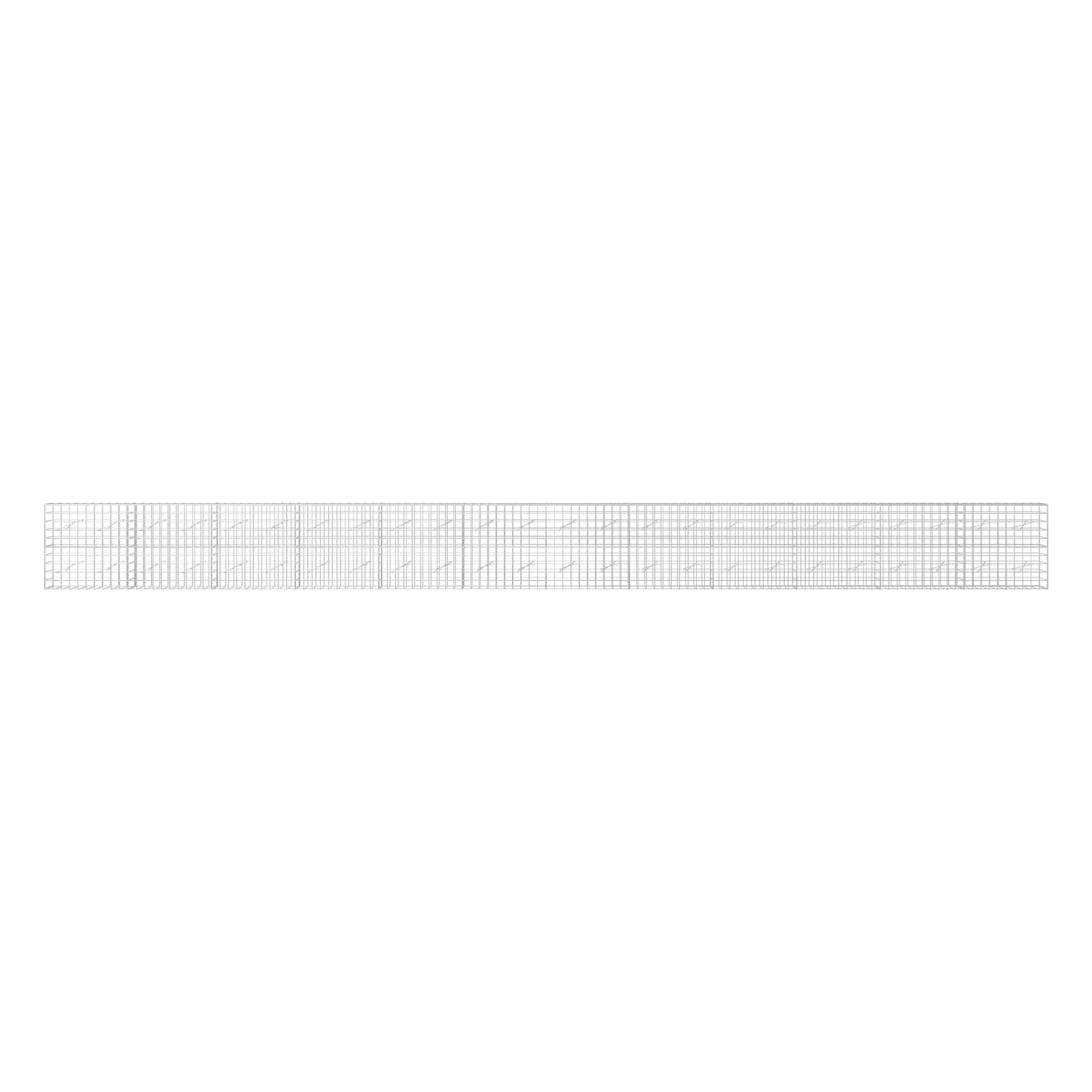 Gabion z žico 5 mm in mrežo 10x10 cm 1200x10x100 cm