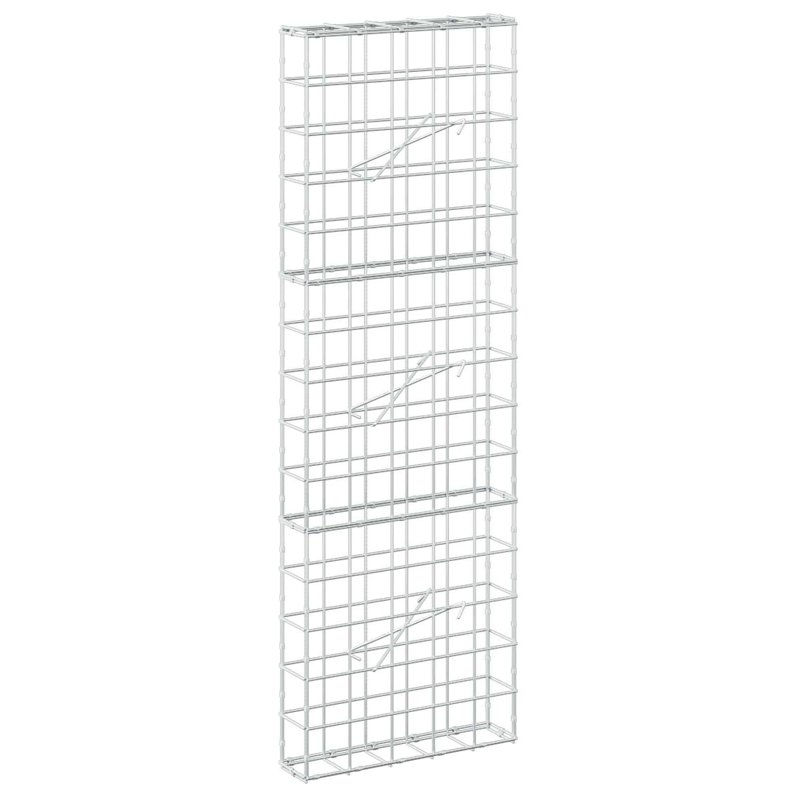 vidaXL Gabion s drátem 5 mm a síťkou 10x10 cm 50x10x150 cm