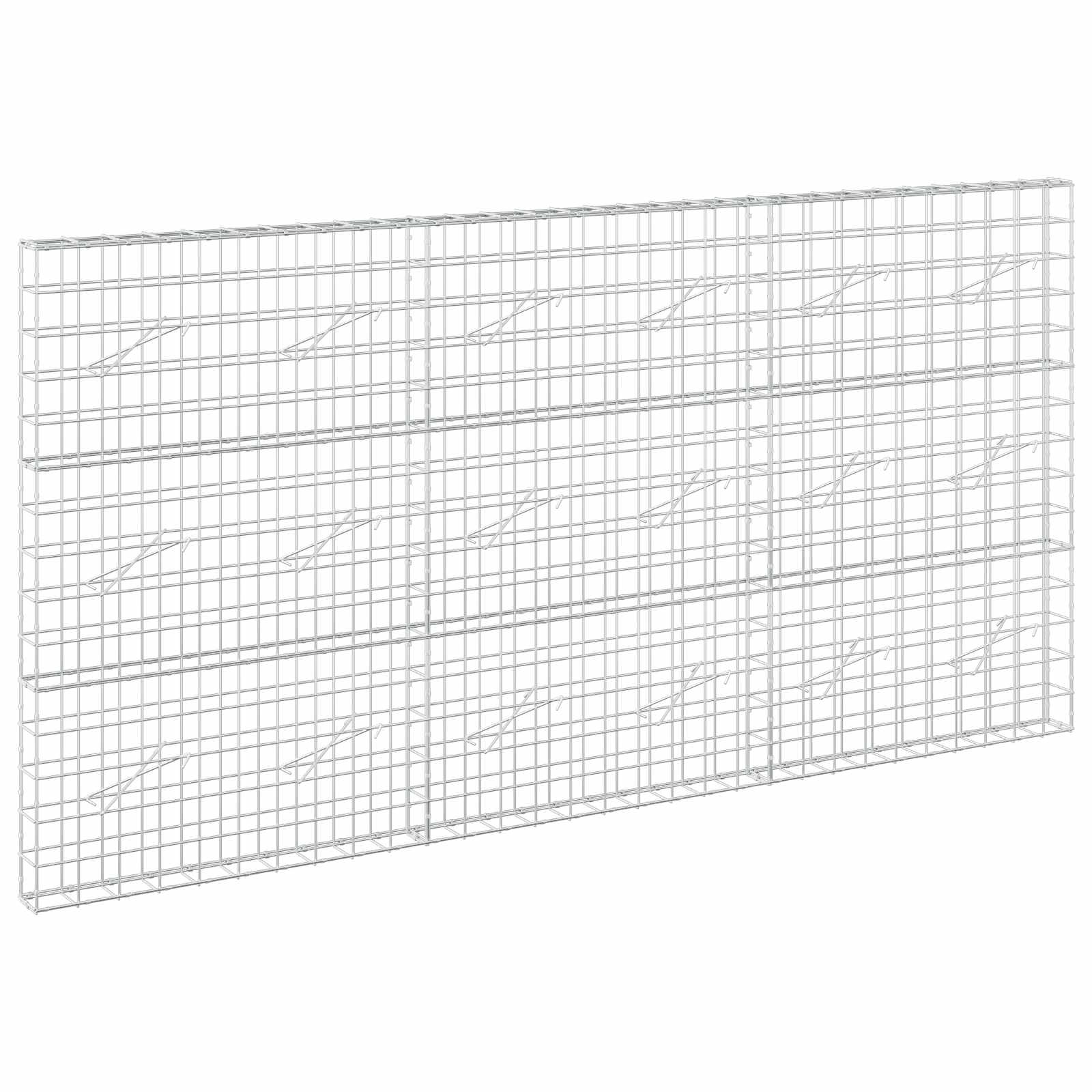 vidaXL Gabion s drátem 5 mm a síťkou 10x10 cm 300x10x150 cm
