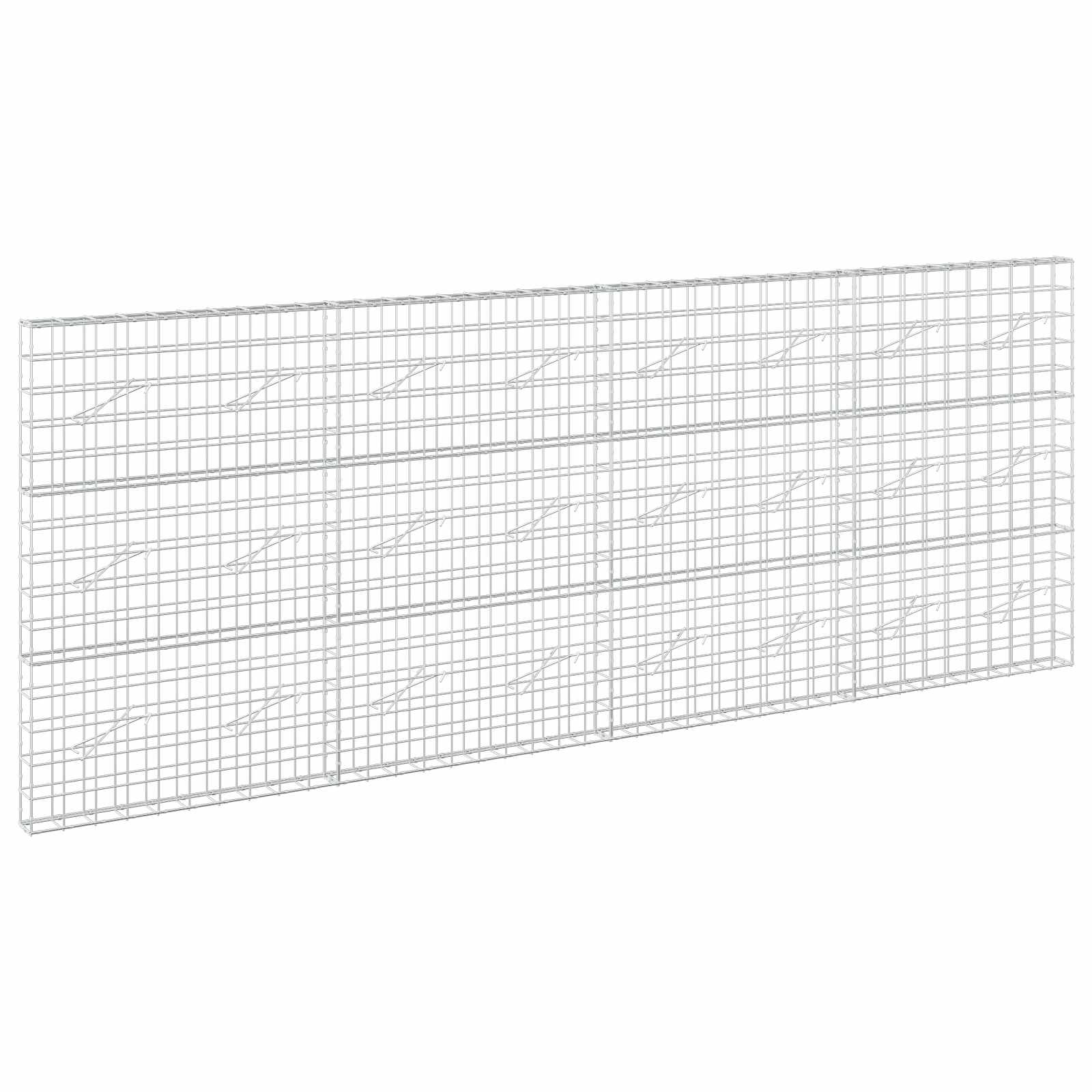 Gabion z žico 5 mm in mrežo 10x10 cm 400x10x150 cm