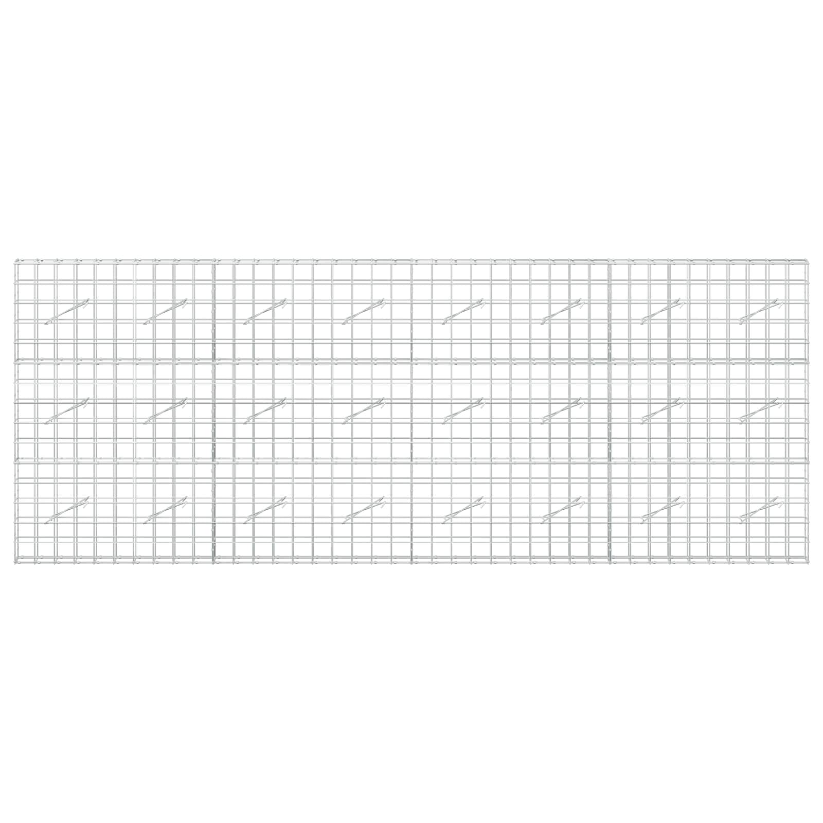 Gabion z žico 5 mm in mrežo 10x10 cm 400x10x150 cm