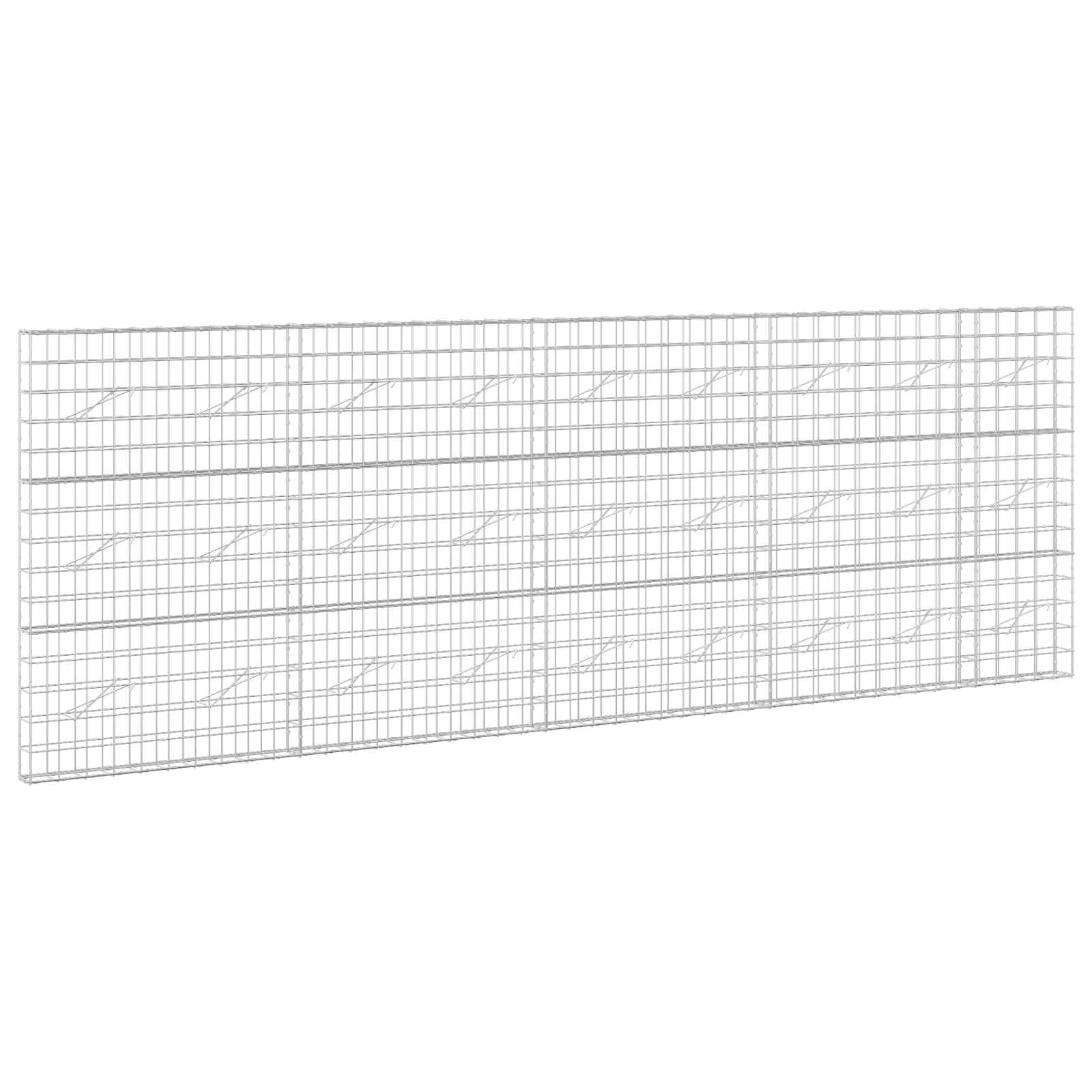 Gabion z žico 5 mm in mrežo 10x10 cm 450x10x150 cm