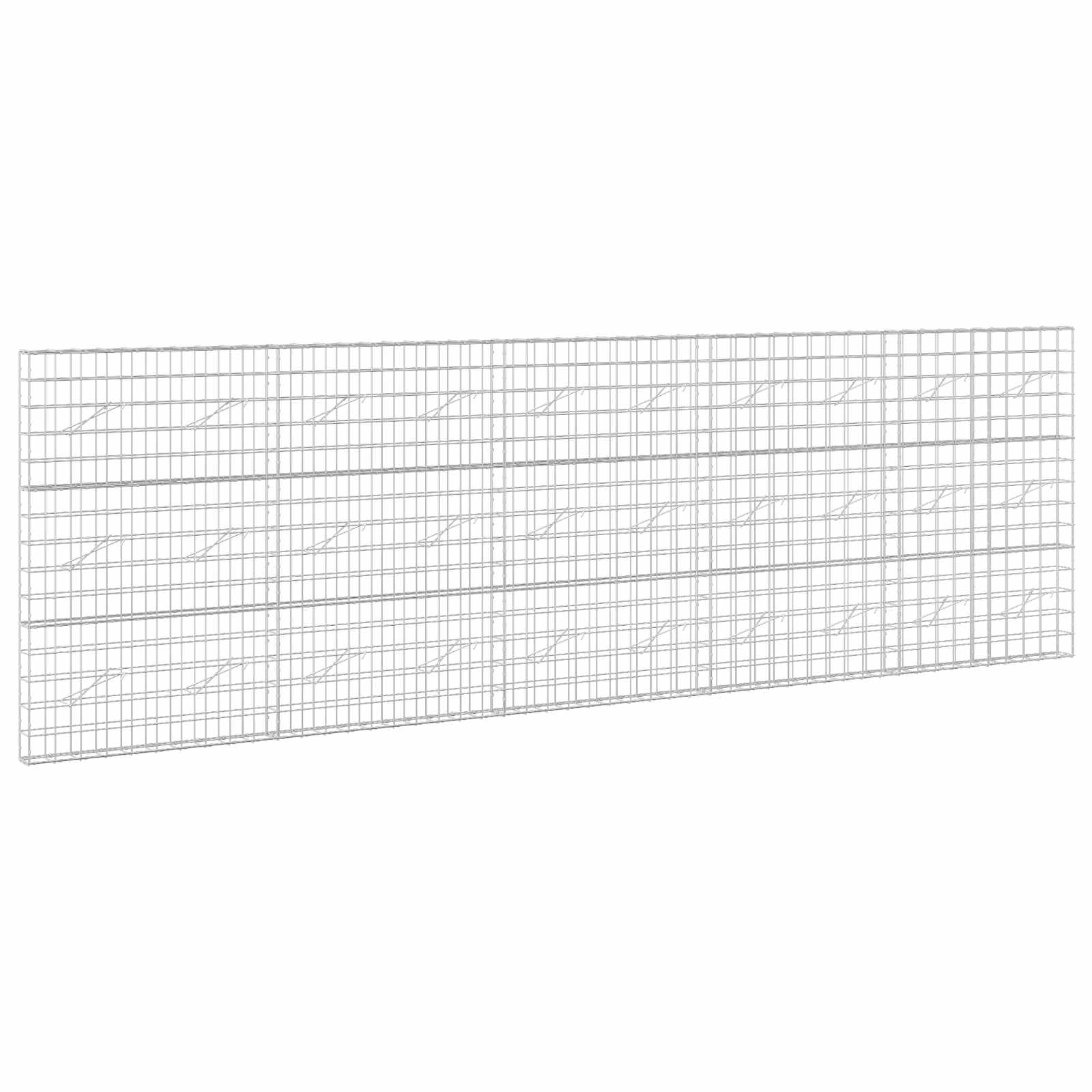 vidaXL Gabion s drátem 5 mm a síťkou 10x10 cm 500x10x150 cm