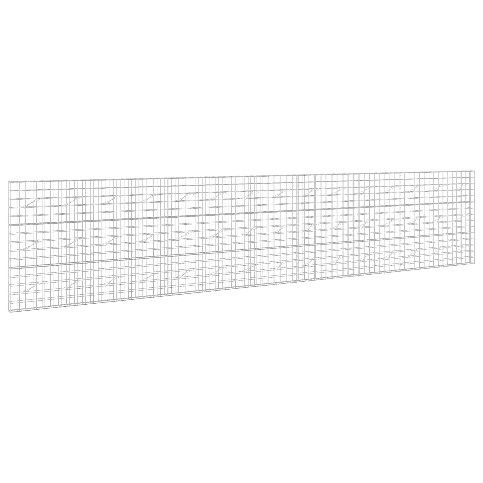 vidaXL Gabion s drátem 5 mm a síťkou 10x10 cm 750x10x150 cm