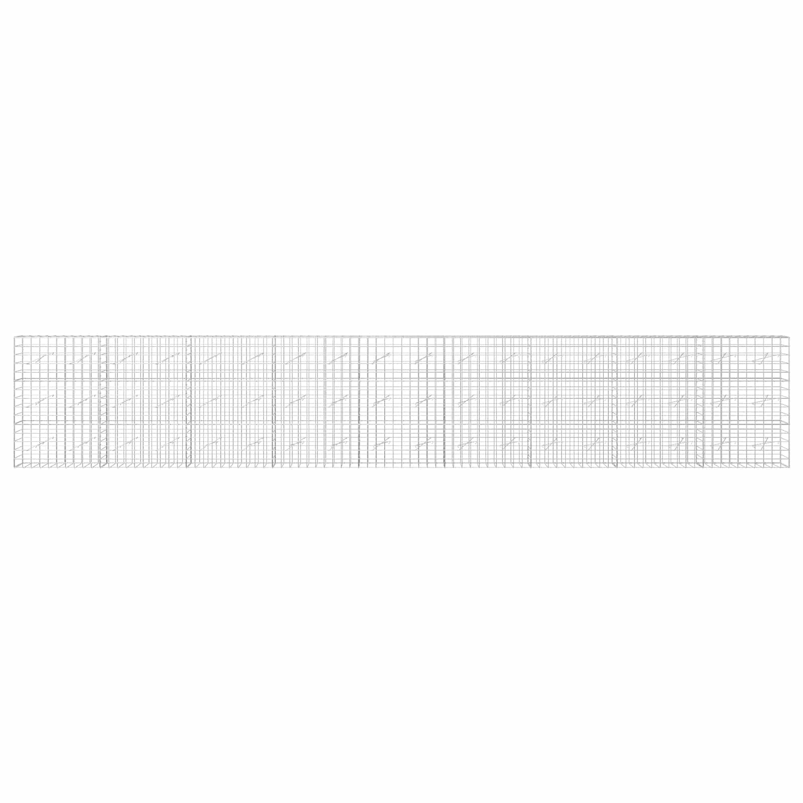 Gabion z žico 5 mm in mrežo 10x10 cm 900x10x150 cm