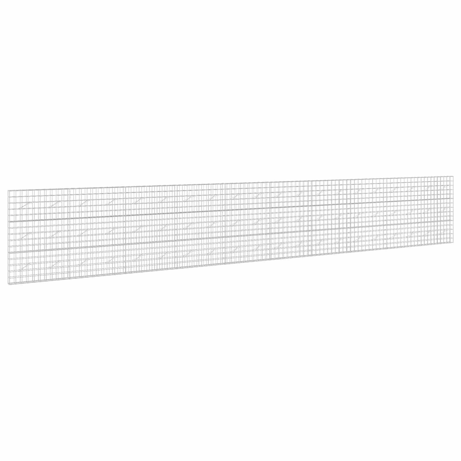 vidaXL Gabion s drátem 5 mm a síťkou 10x10 cm 1000x10x150 cm