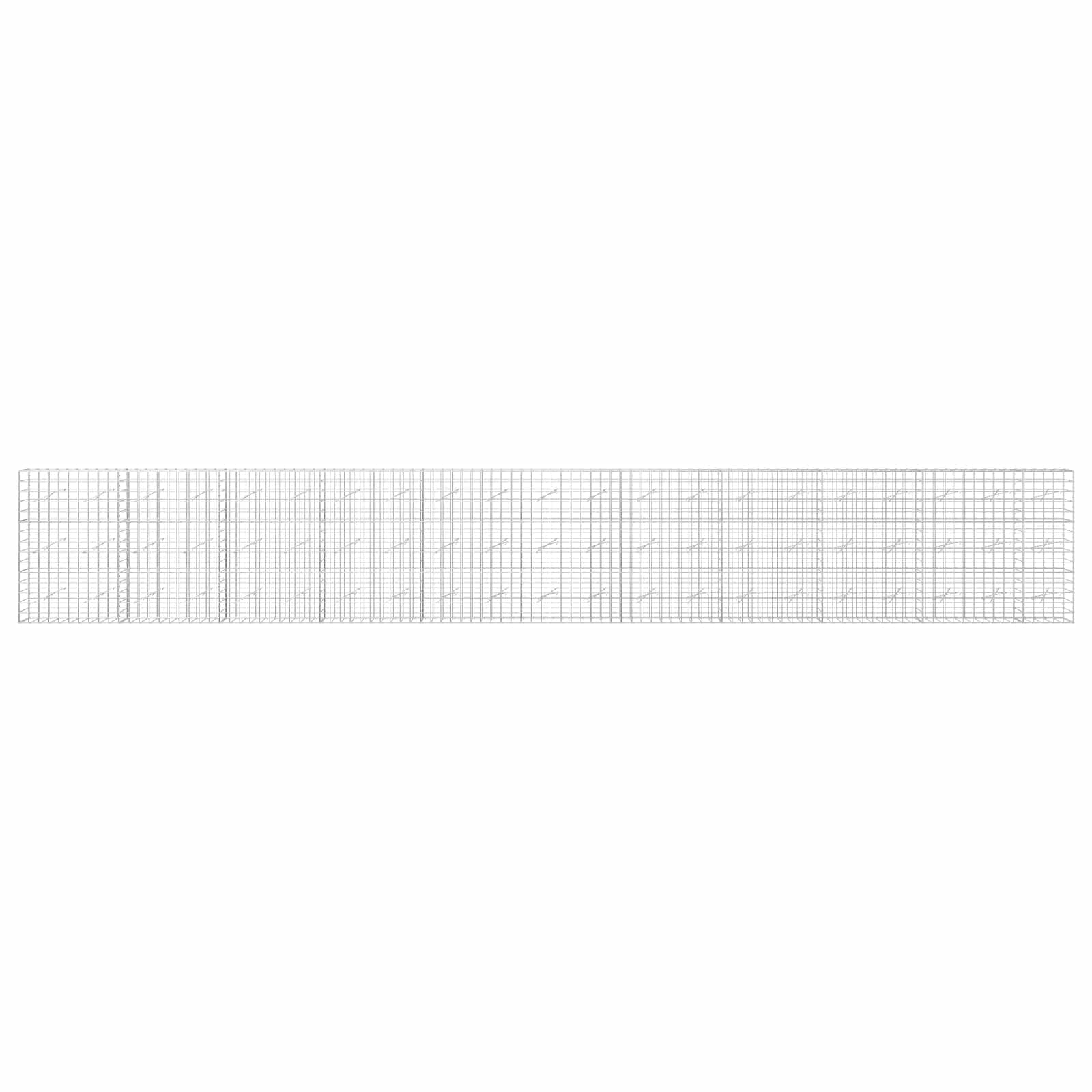 Gabion z žico 5 mm in mrežo 10x10 cm 1050x10x150 cm