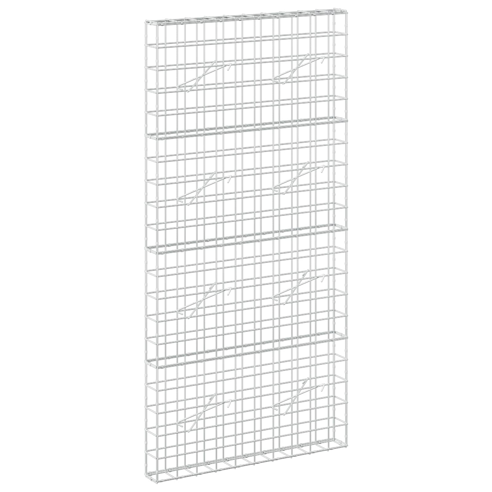 Gabion z žico 5 mm in mrežo 10x10 cm 100x10x200 cm