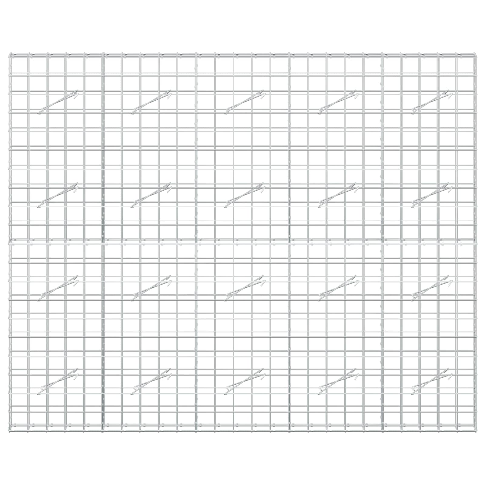 Gabion z žico 5 mm in mrežo 10x10 cm 250x10x200 cm