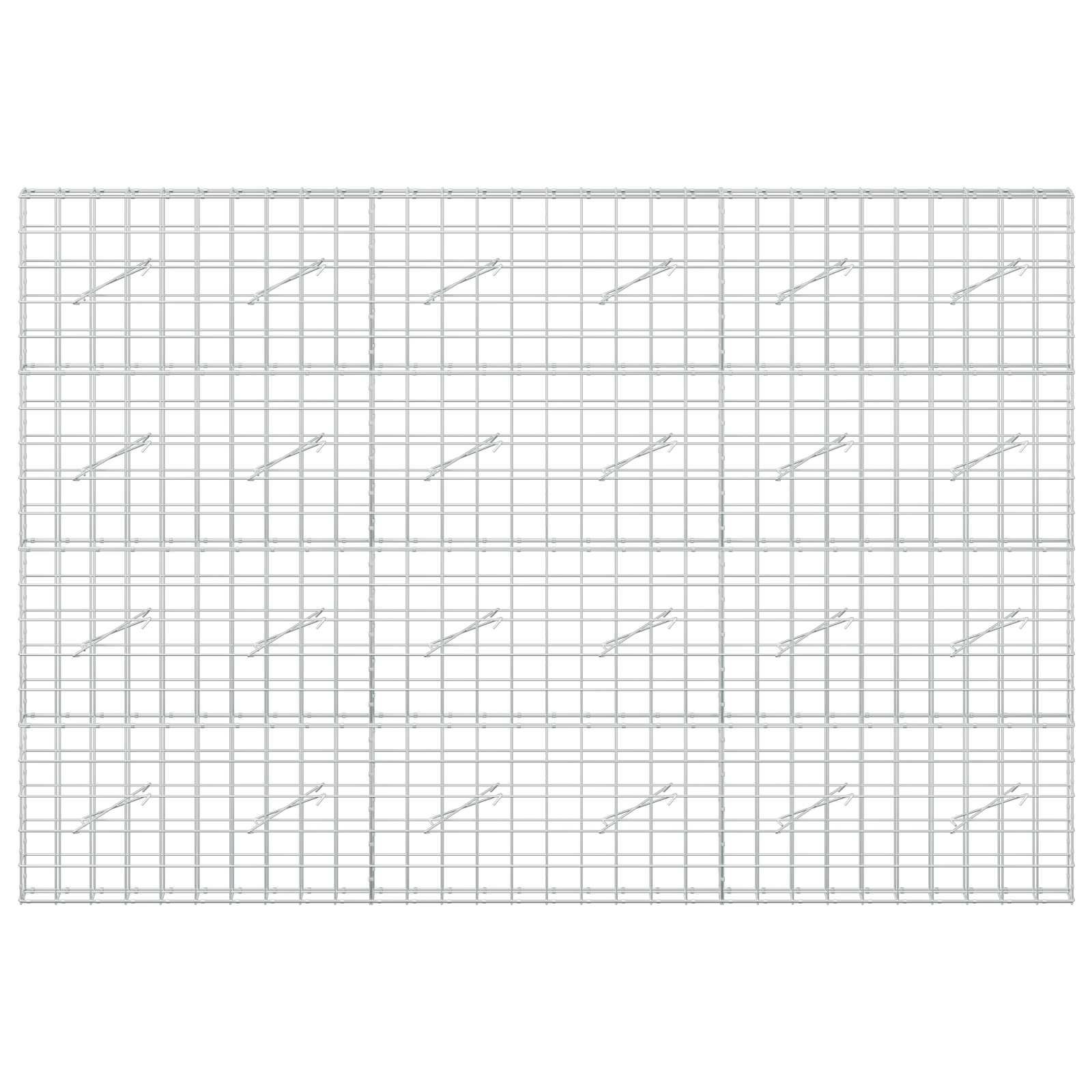 Gabion z žico 5 mm in mrežo 10x10 cm 300x10x200 cm