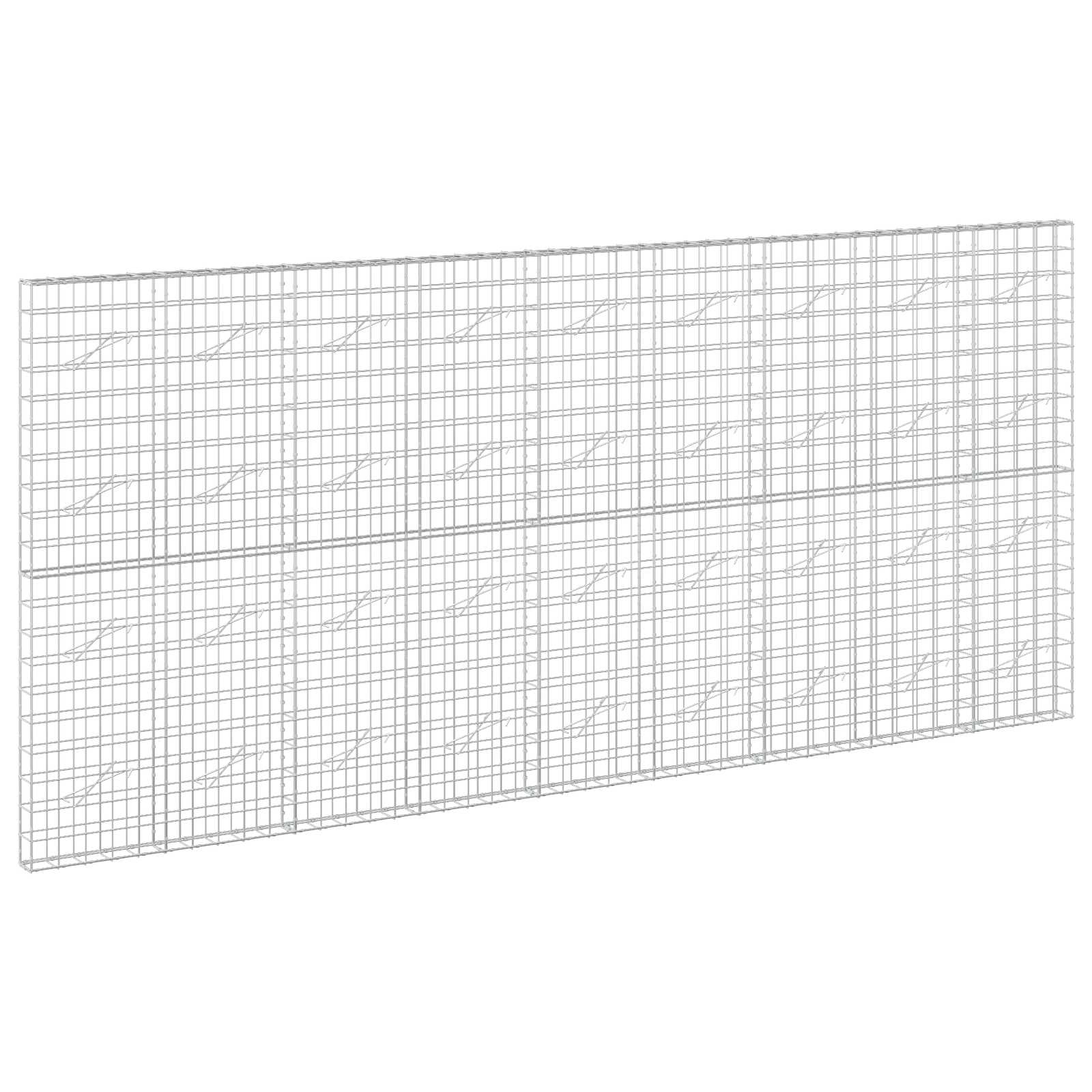 Gabion z žico 5 mm in mrežo 10x10 cm 450x10x200 cm