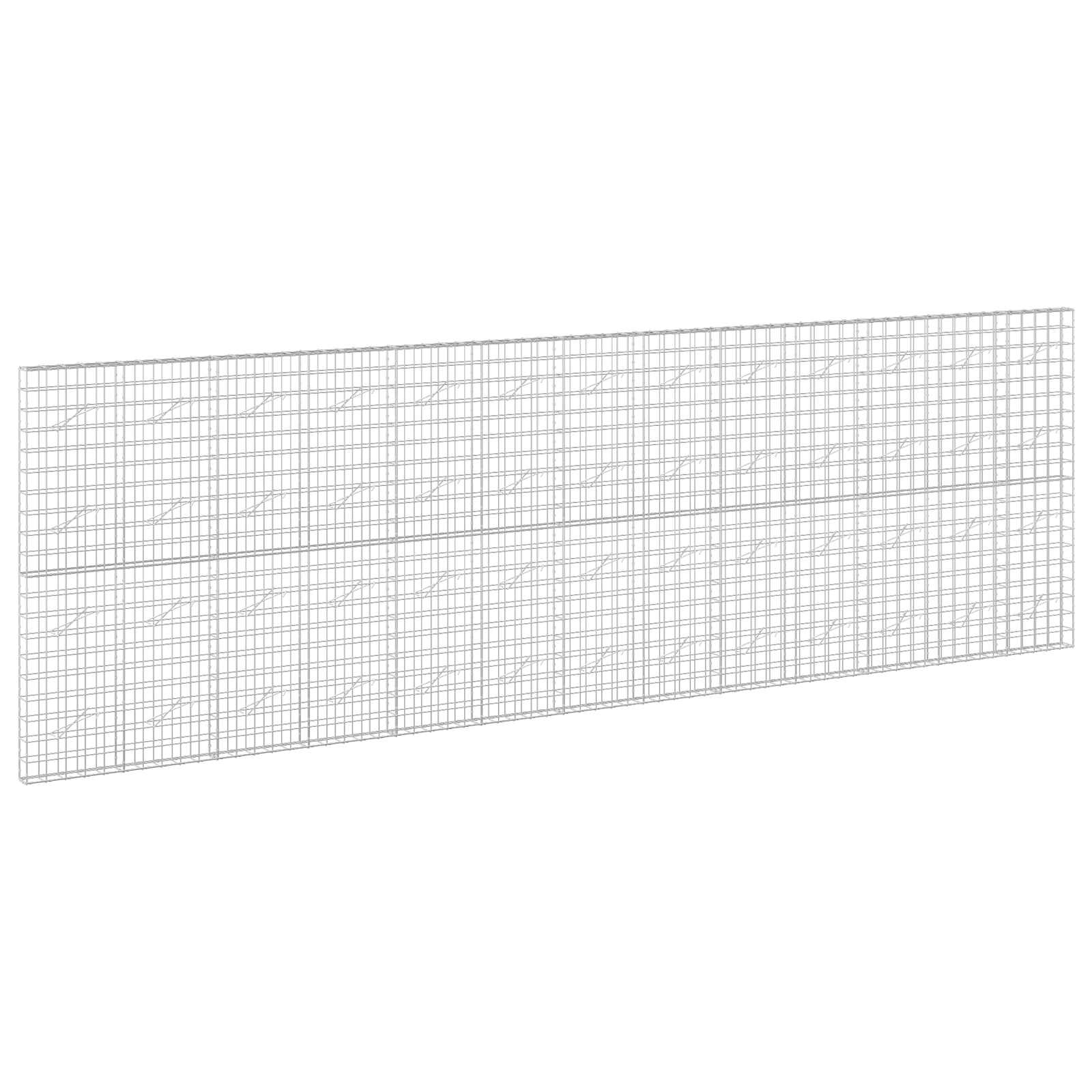 Gabion z žico 5 mm in mrežo 10x10 cm 650x10x200 cm