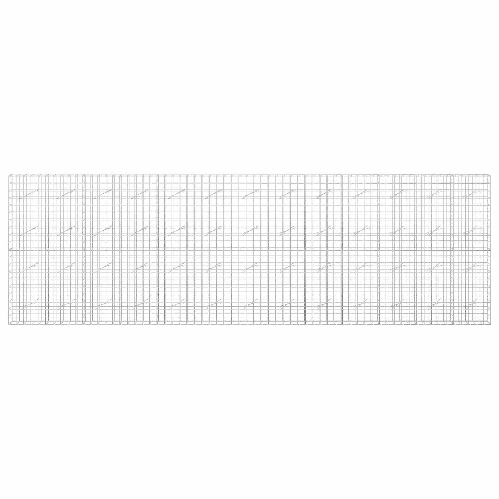 Gabion z žico 5 mm in mrežo 10x10 cm 650x10x200 cm