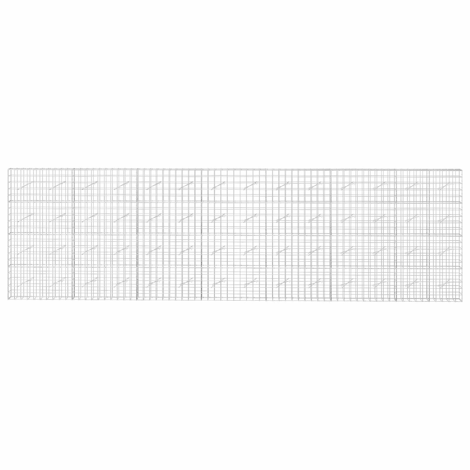 Gabion z žico 5 mm in mrežo 10x10 cm 700x10x200 cm