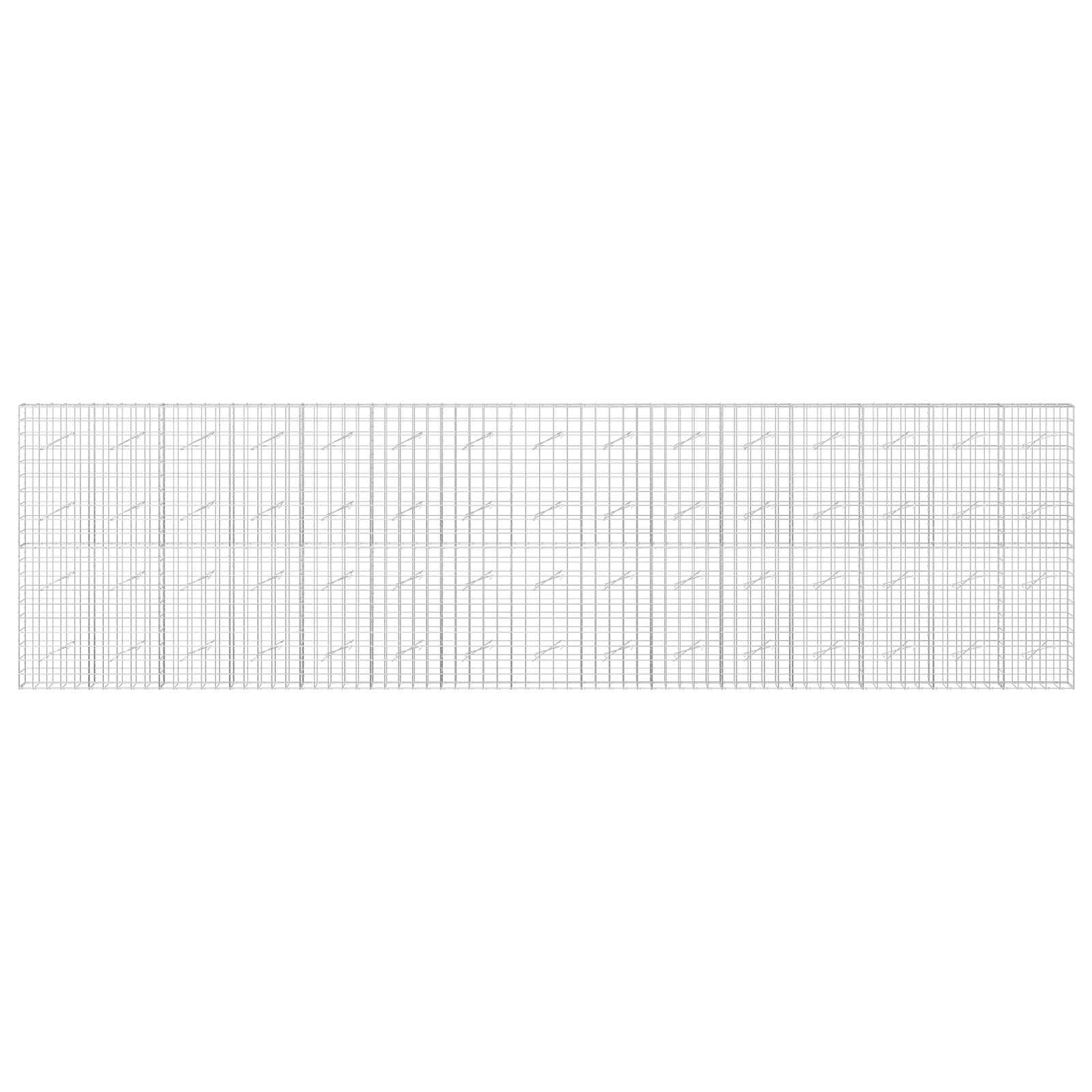 Gabion z žico 5 mm in mrežo 10x10 cm 750x10x200 cm