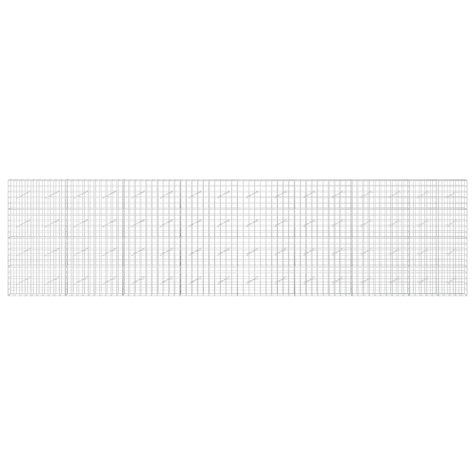 Gabion z žico 5 mm in mrežo 10x10 cm 800x10x200 cm