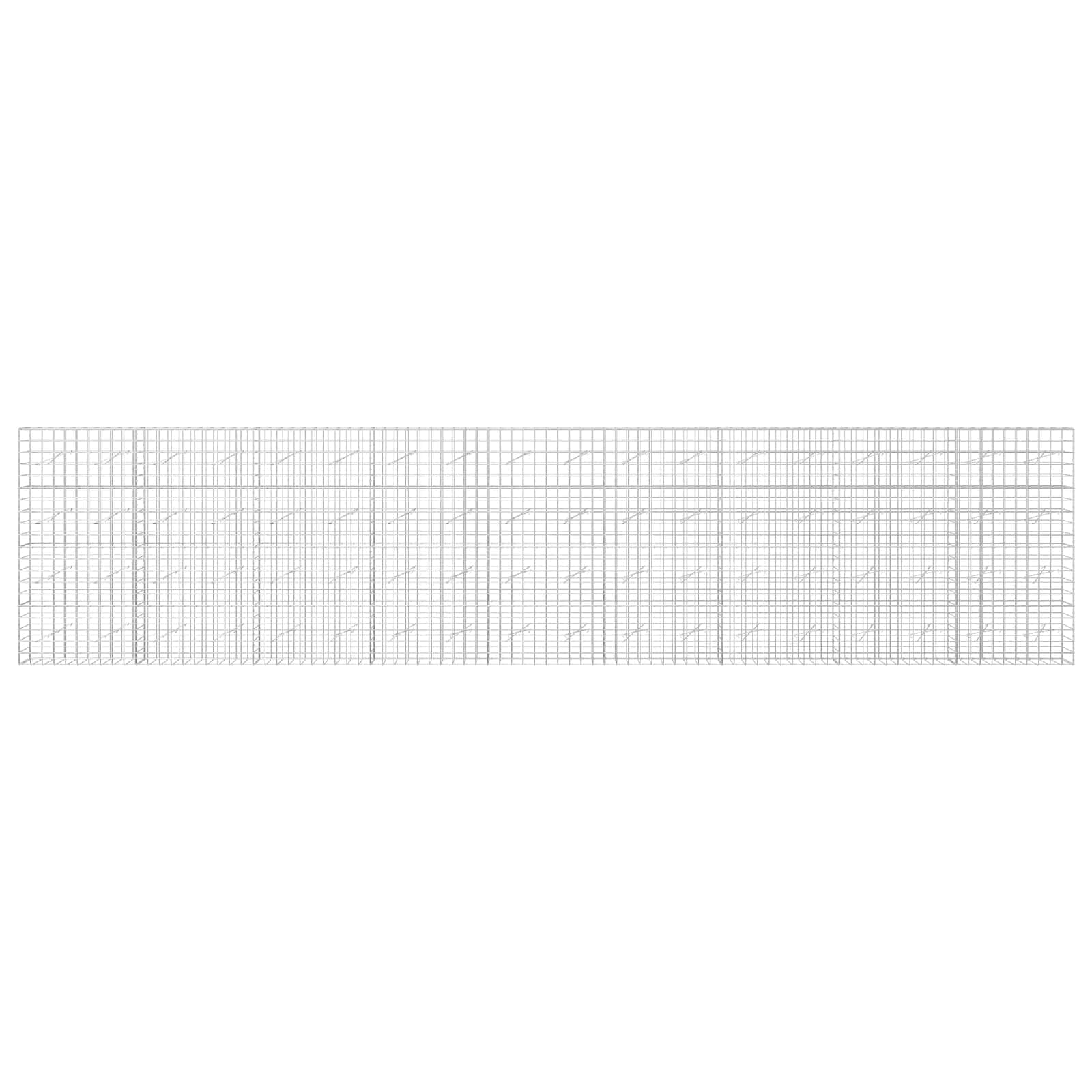 Gabion z žico 5 mm in mrežo 10x10 cm 900x10x200 cm
