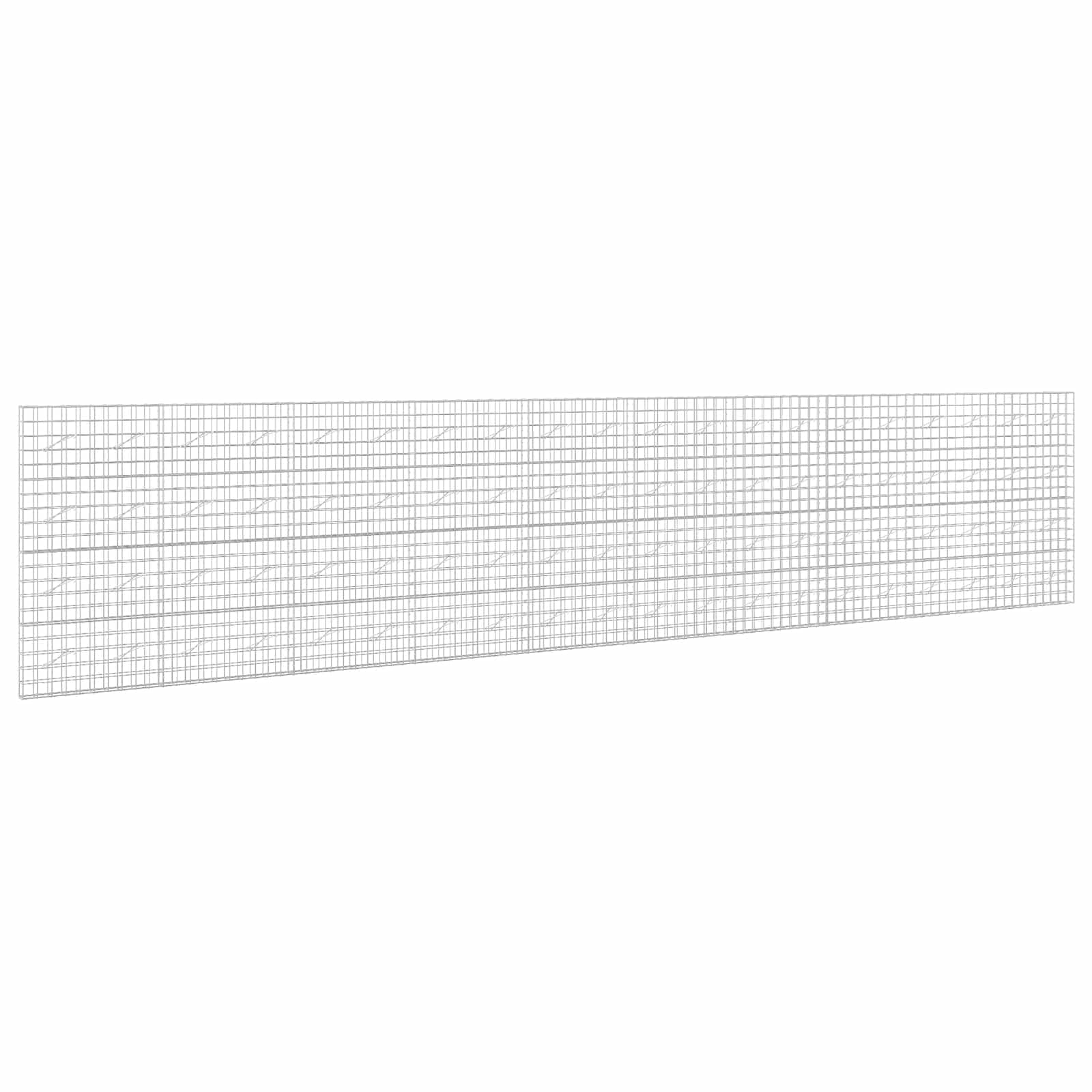 vidaXL Gabion s drátem 5 mm a síťkou 10x10 cm 1000x10x200 cm
