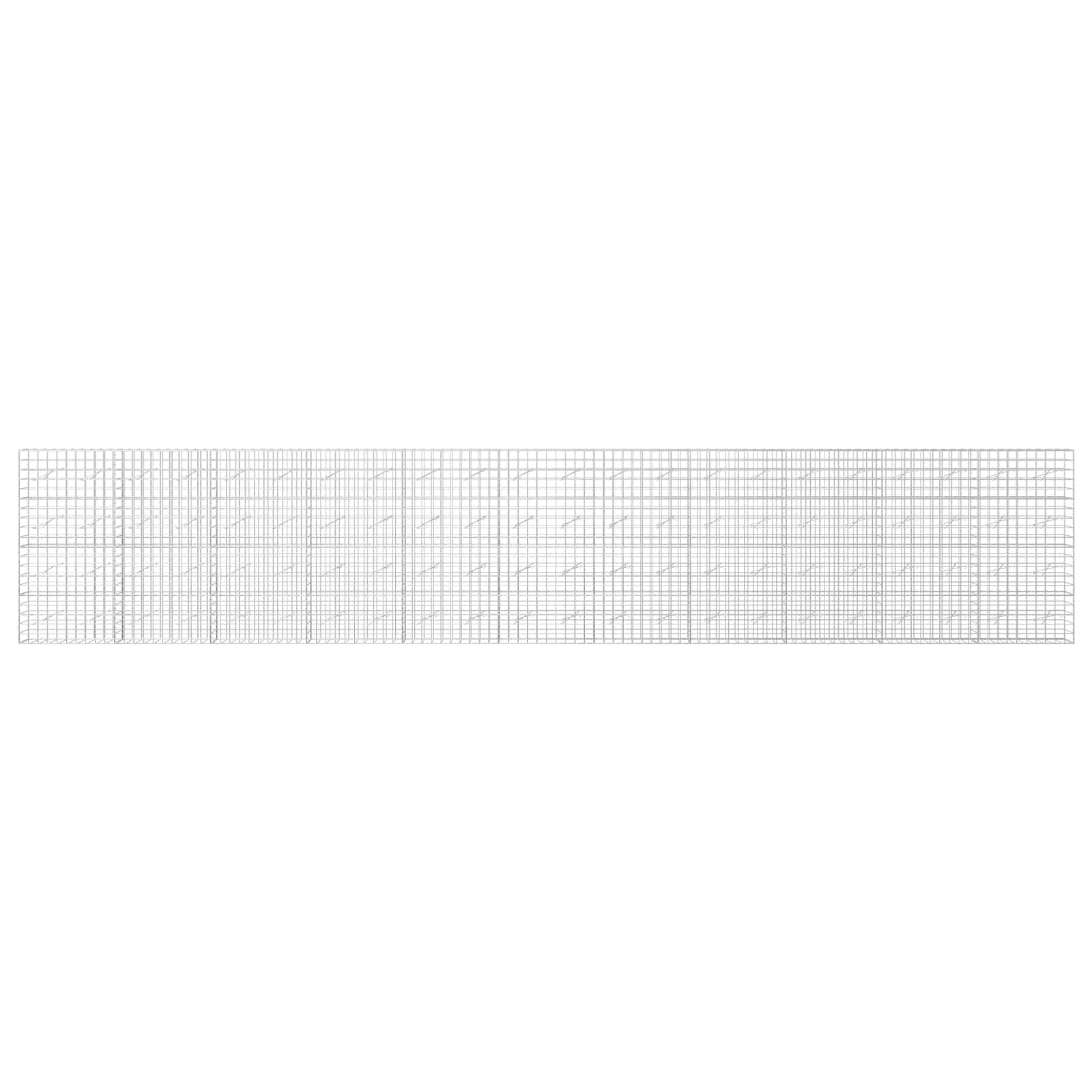 Gabion z žico 5 mm in mrežo 10x10 cm 1100x10x200 cm