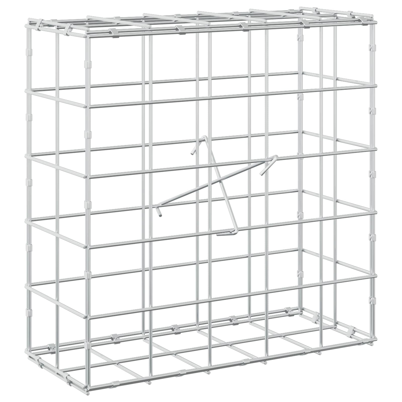 Gabion z žico 5 mm in mrežo 10x10 cm 50x20x50 cm