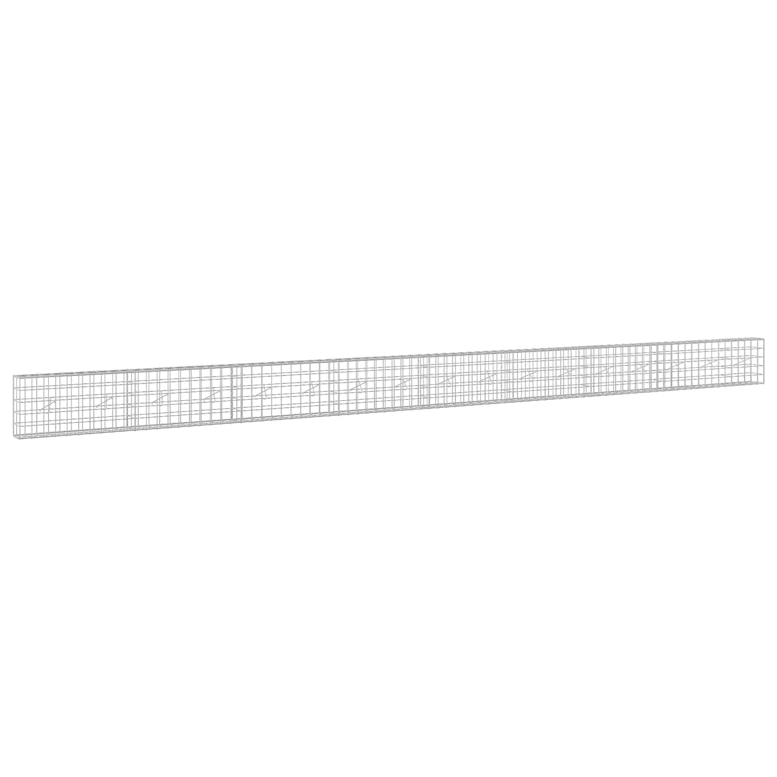 vidaXL Gabion s drátem 5 mm a síťkou 10x10 cm 850x20x50 cm