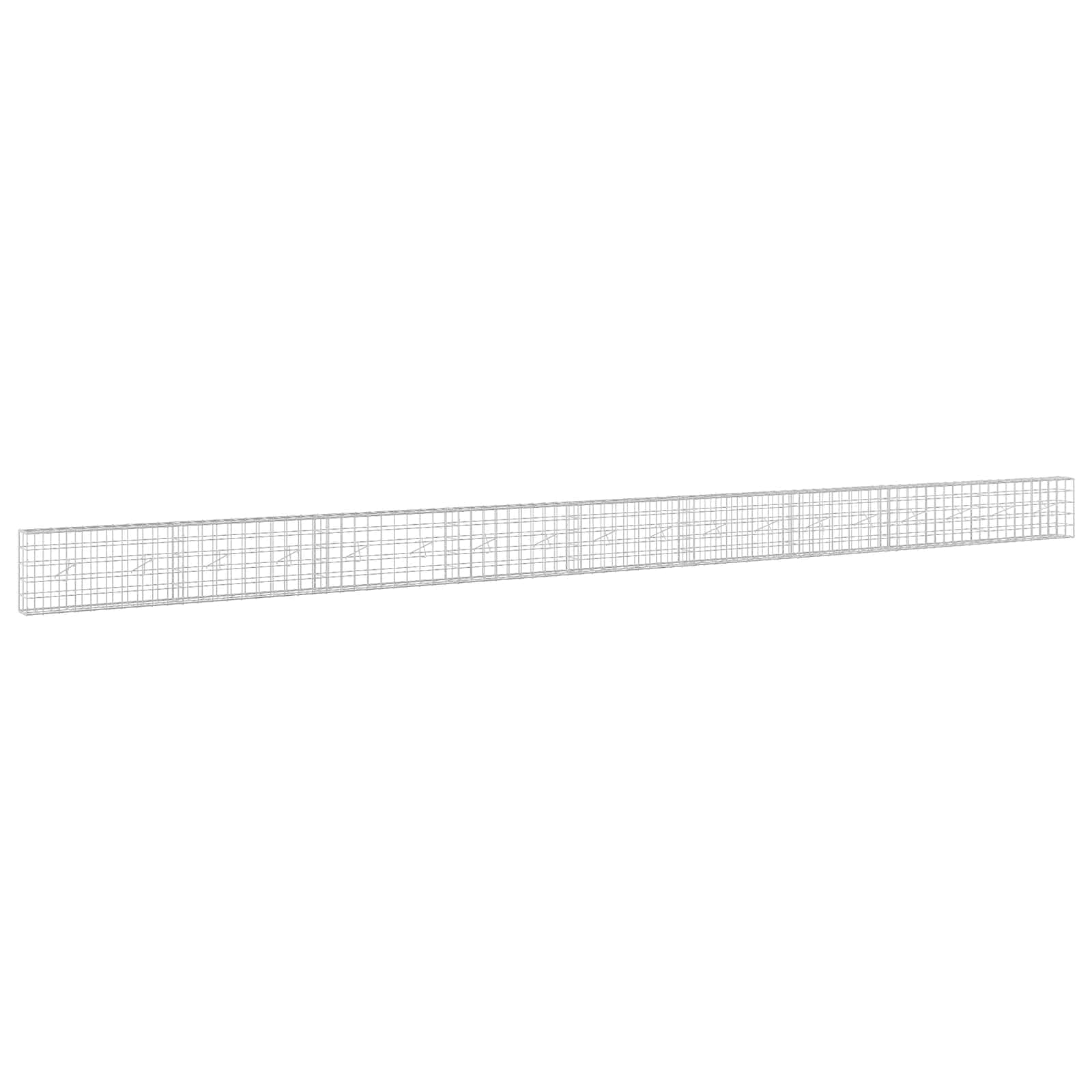 vidaXL Gabion s drátem 5 mm a síťkou 10x10 cm 900x20x50 cm