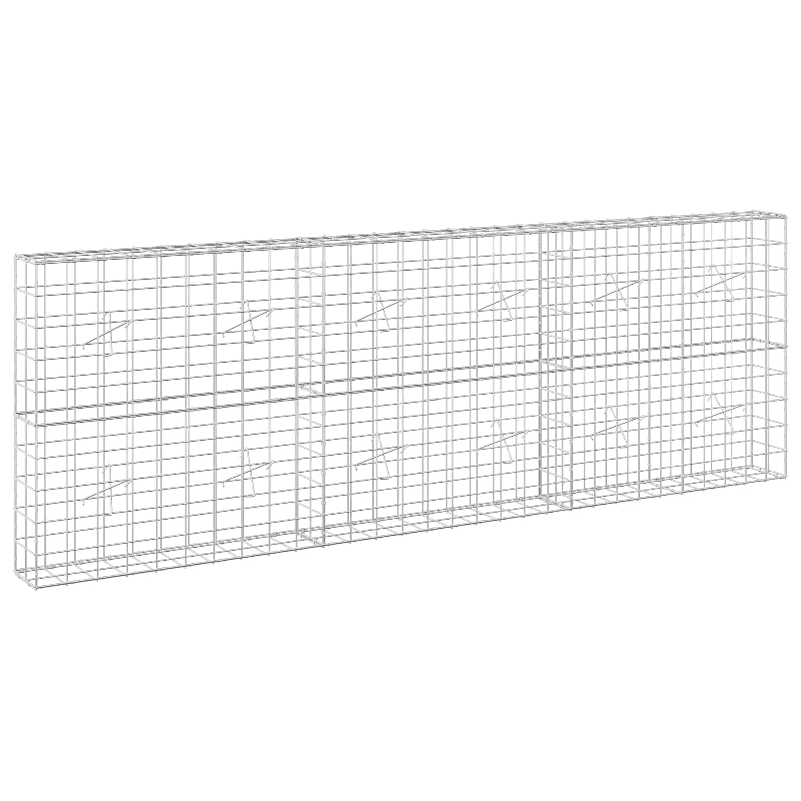 Gabion z žico 5 mm in mrežo 10x10 cm 300x20x100 cm