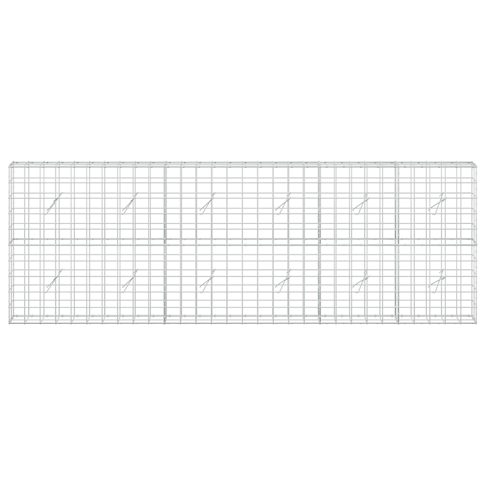 Gabion z žico 5 mm in mrežo 10x10 cm 300x20x100 cm