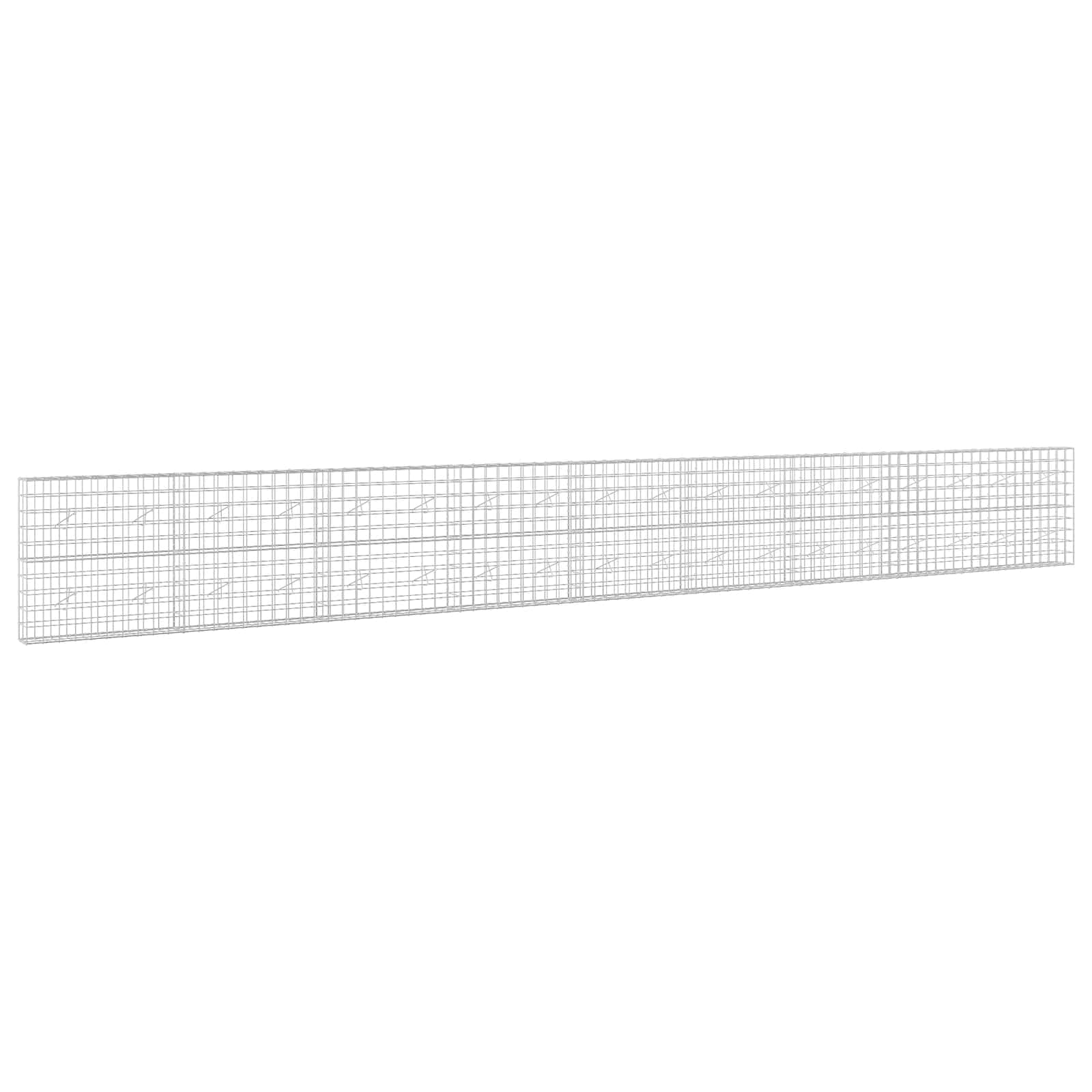 Gabion z žico 5 mm in mrežo 10x10 cm 900x20x100 cm