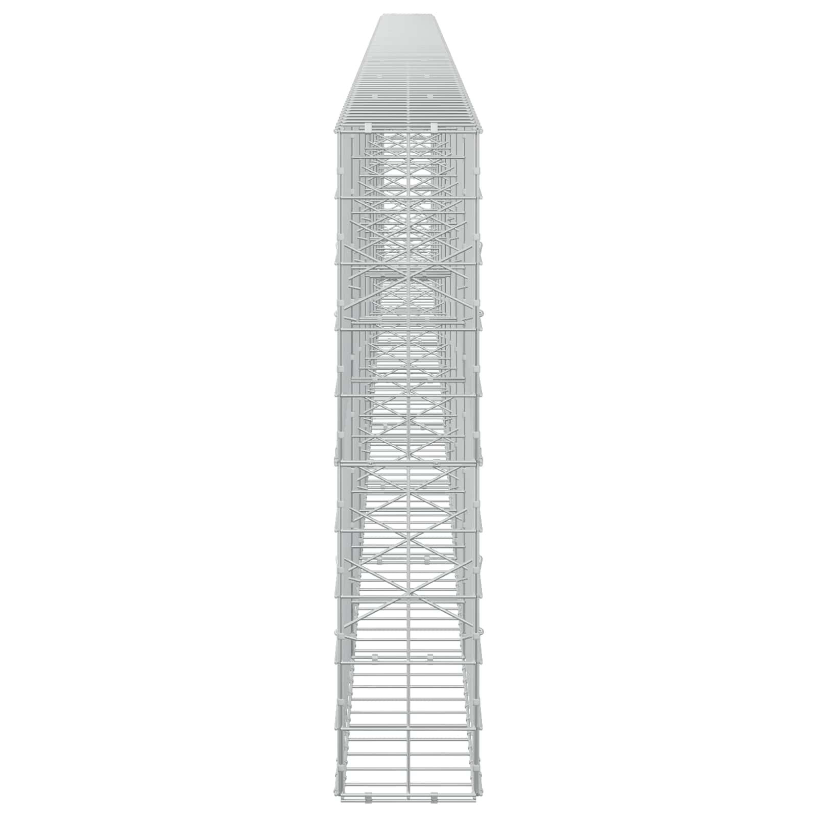 Gabion z žico 5 mm in mrežo 10x10 cm 900x20x100 cm