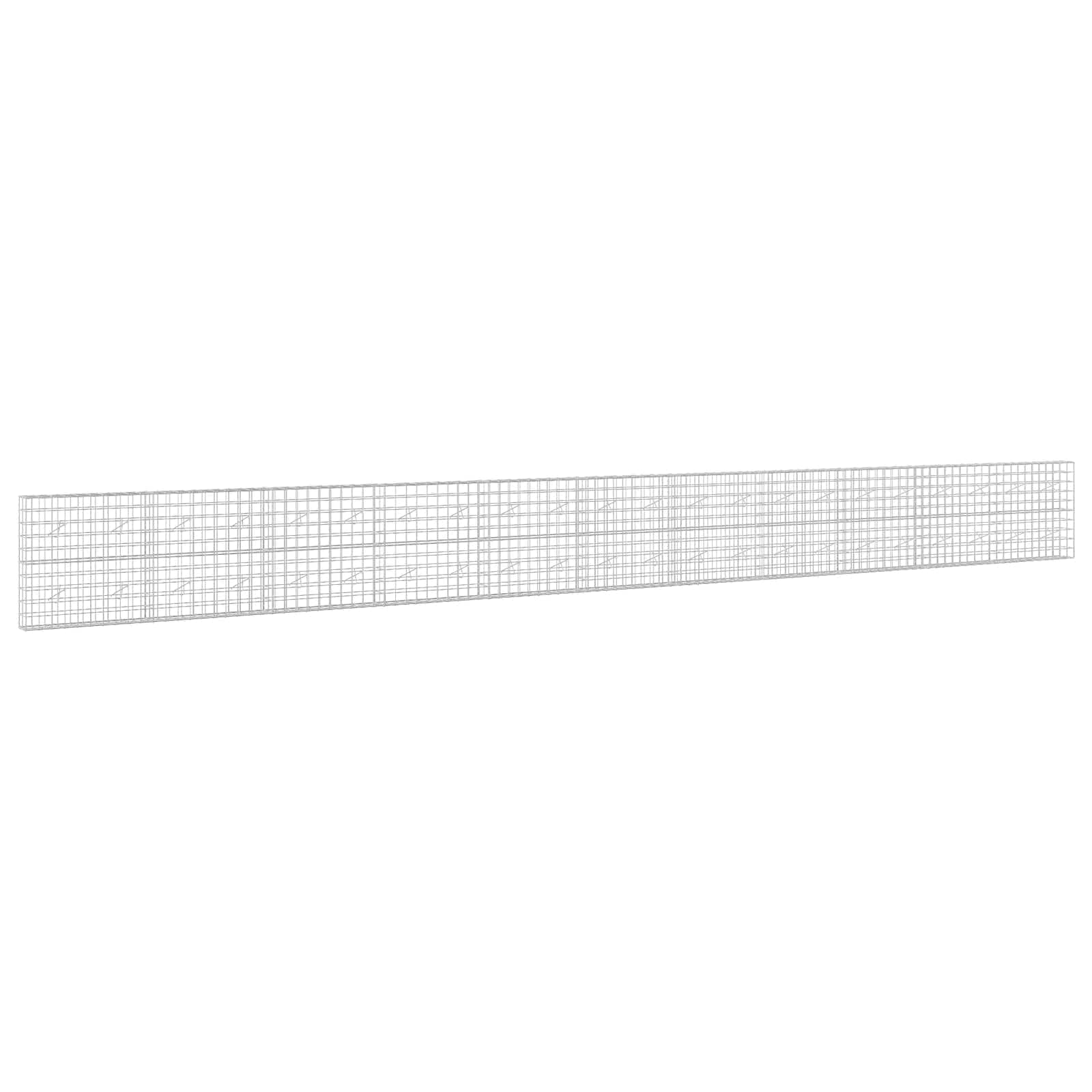 Gabion z žico 5 mm in mrežo 10x10 cm 1100x20x100 cm