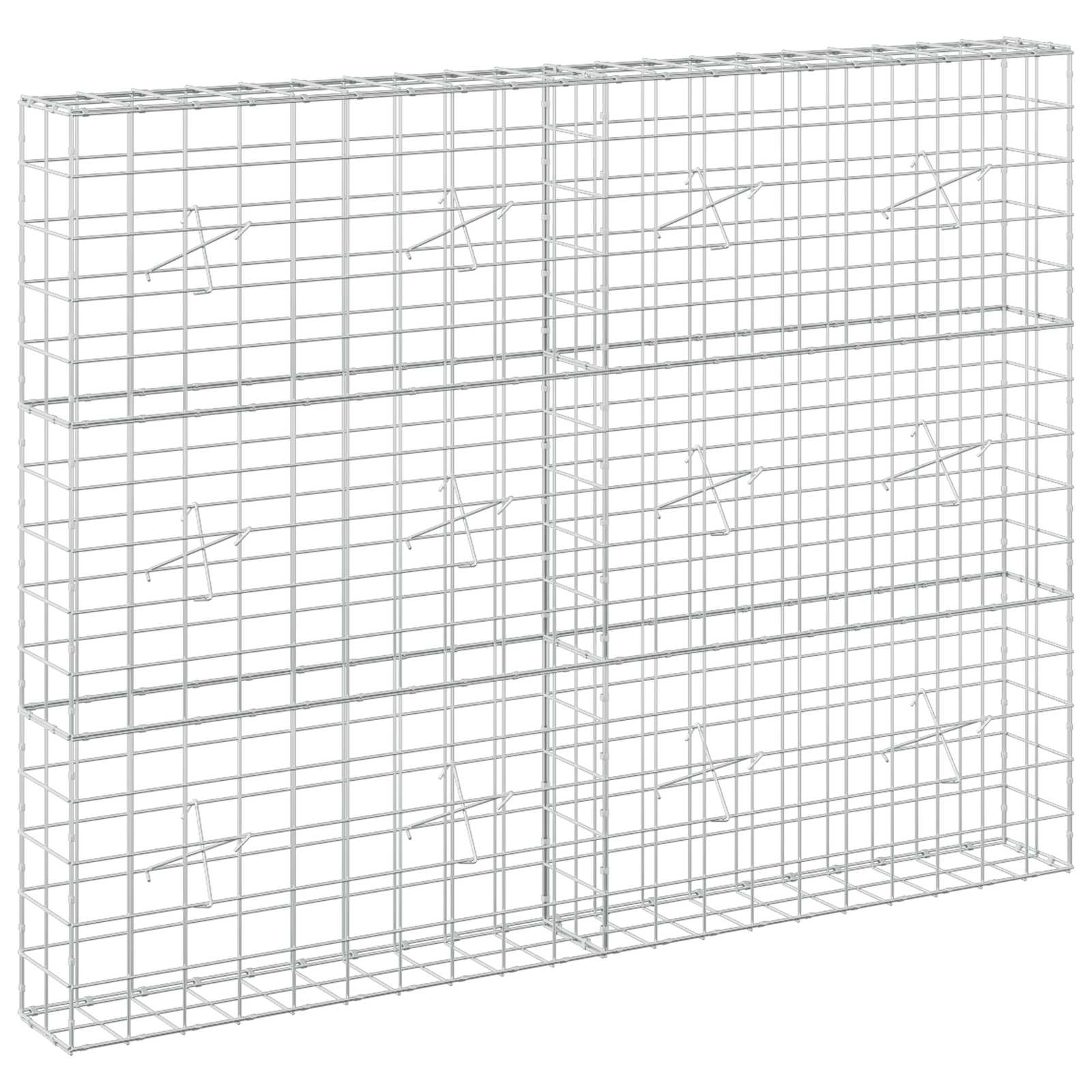 vidaXL Gabion s drátem 5 mm a síťkou 10x10 cm 200x20x150 cm