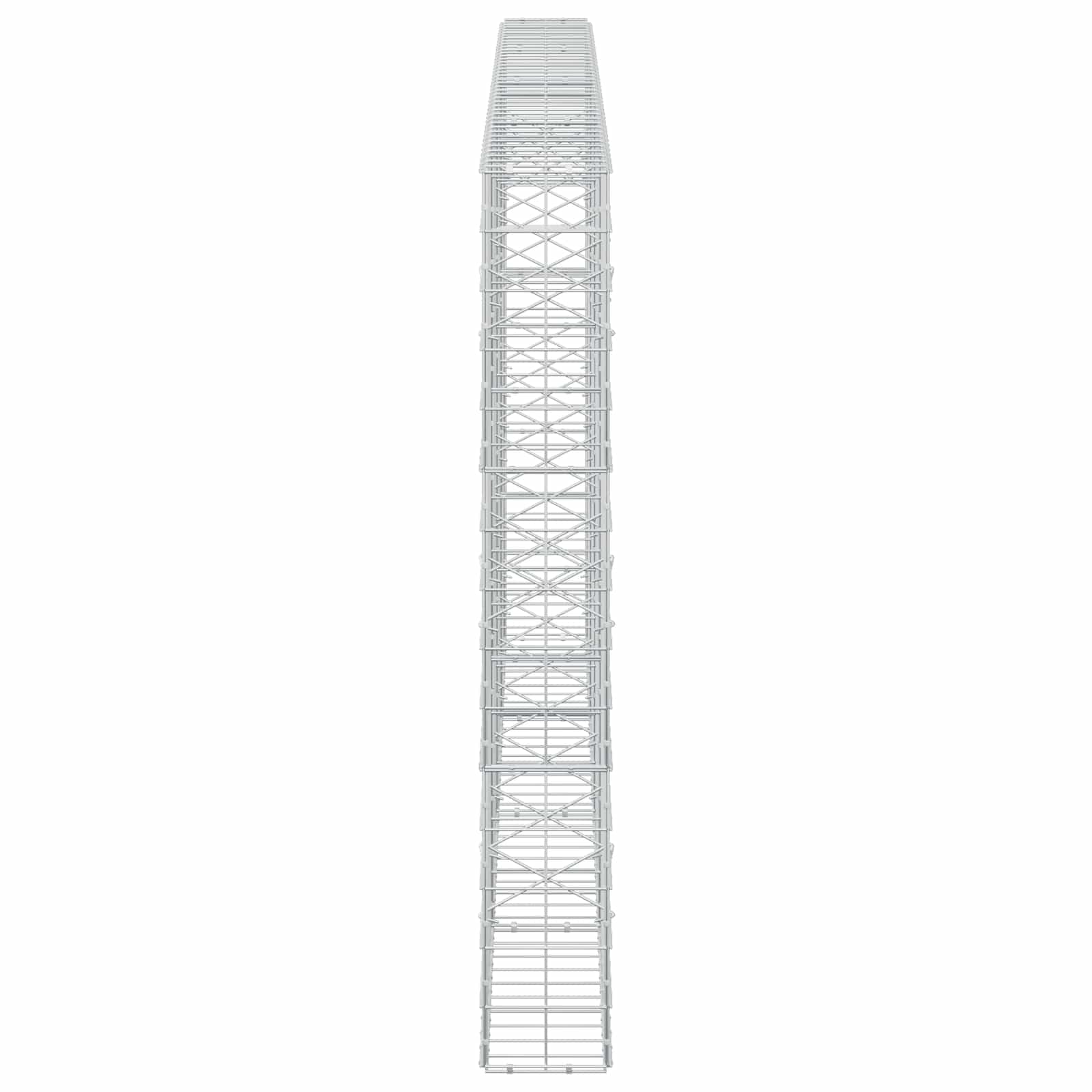 Gabion z žico 5 mm in mrežo 10x10 cm 400x20x150 cm
