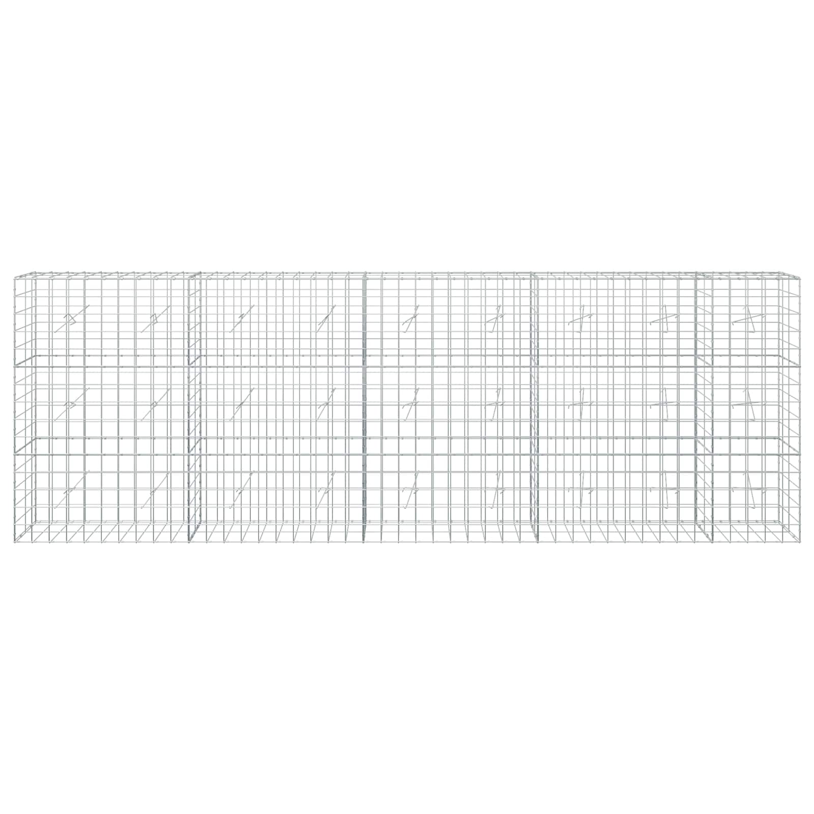 Gabion z žico 5 mm in mrežo 10x10 cm 450x20x150 cm