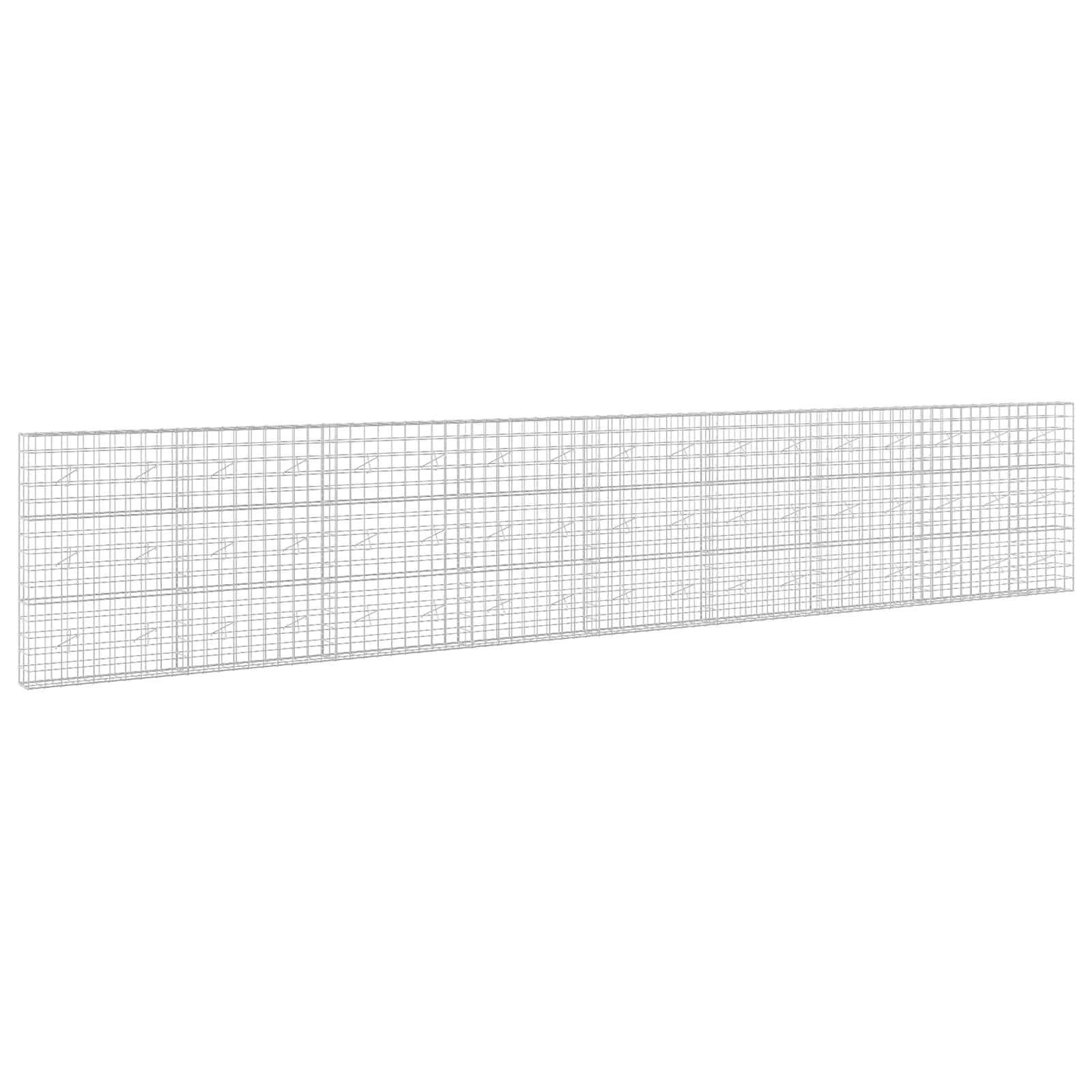 Gabion z žico 5 mm in mrežo 10x10 cm 850x20x150 cm