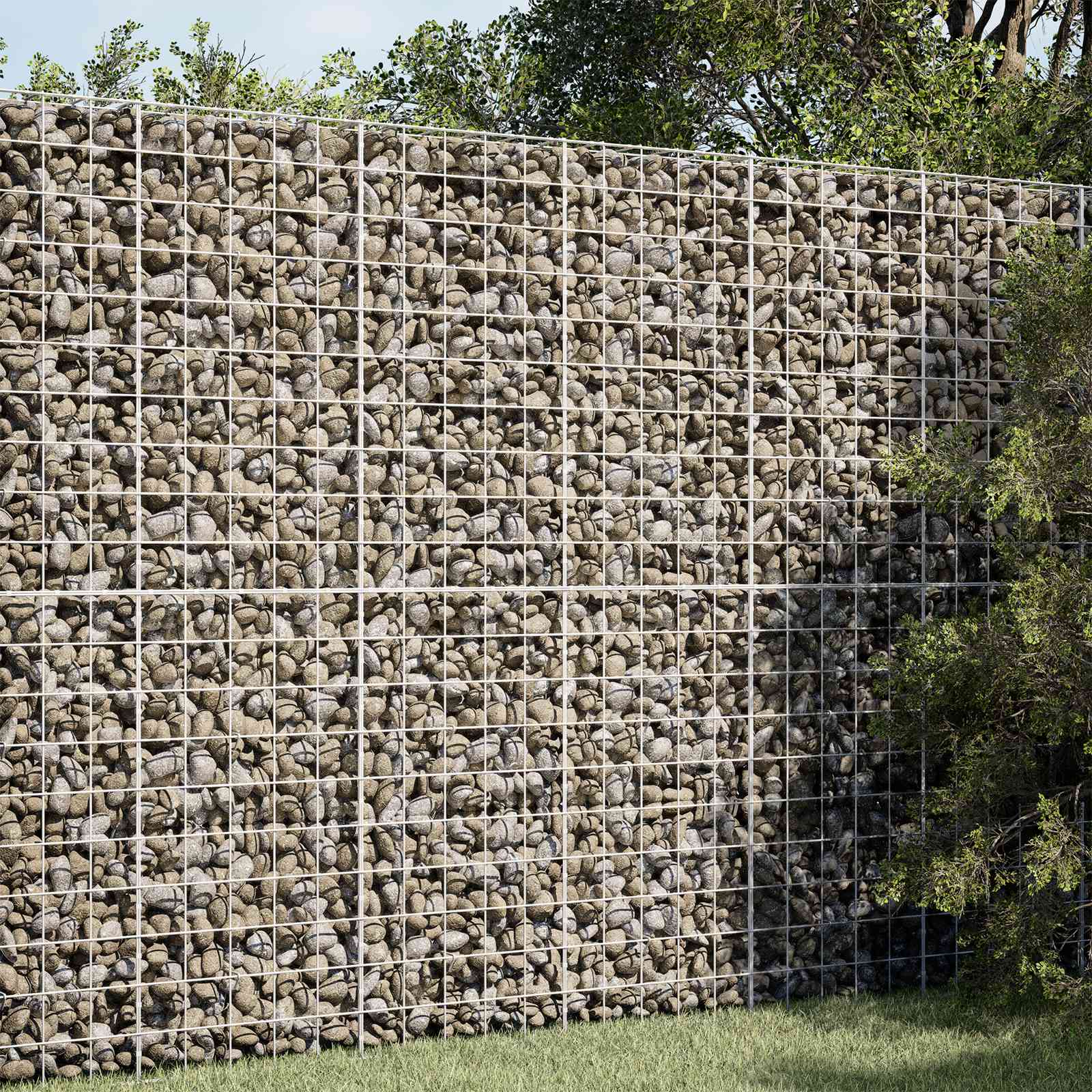 VidaXL Gabions ar 5 mm stiepli