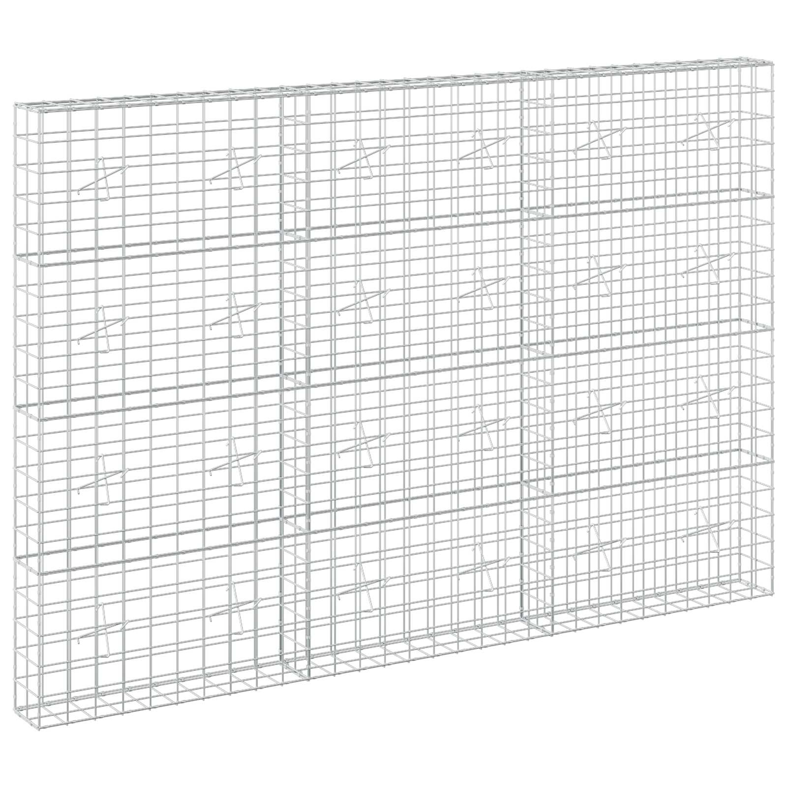 Gabion z žico 5 mm in mrežo 10x10 cm 300x20x200 cm