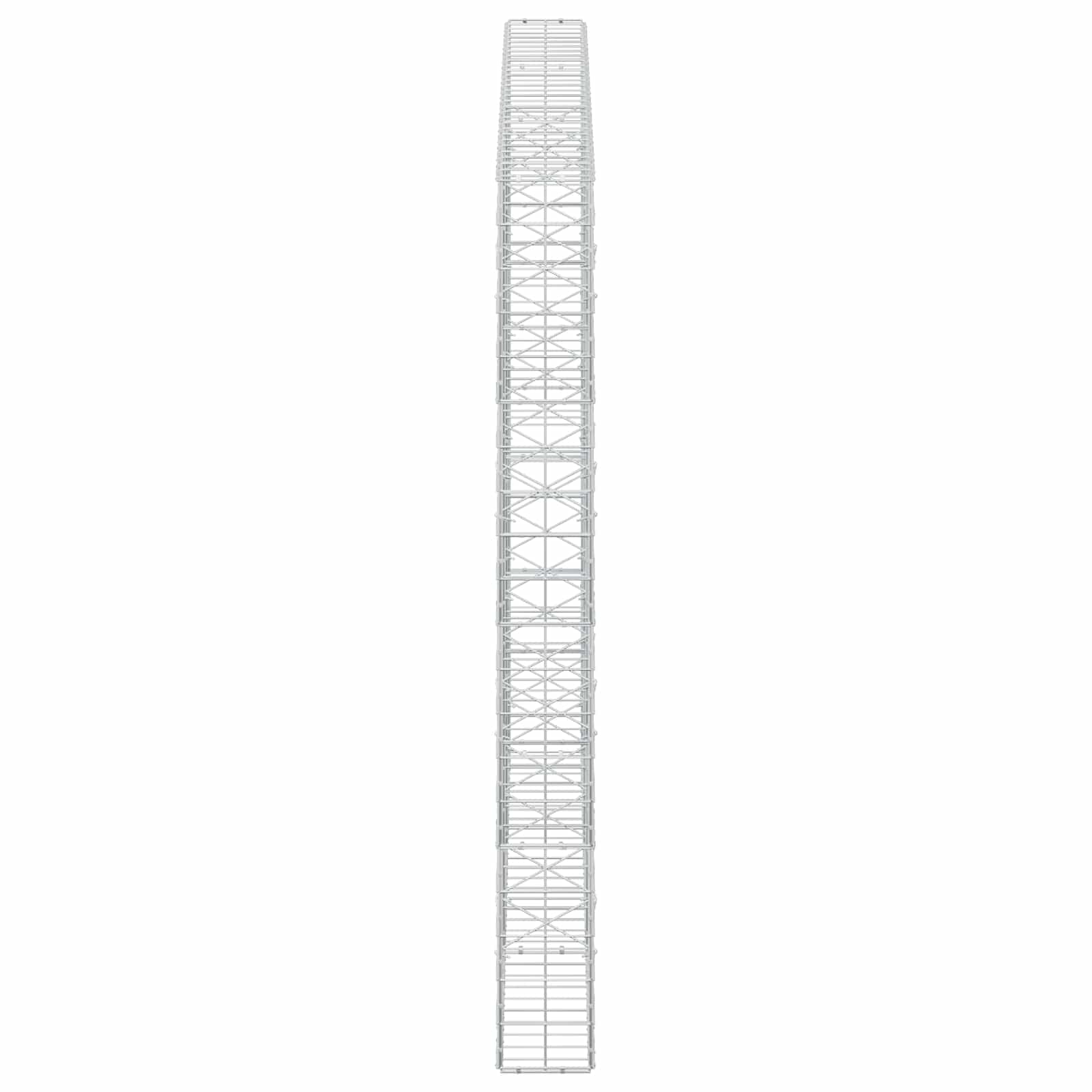 Gabion z žico 5 mm in mrežo 10x10 cm 300x20x200 cm