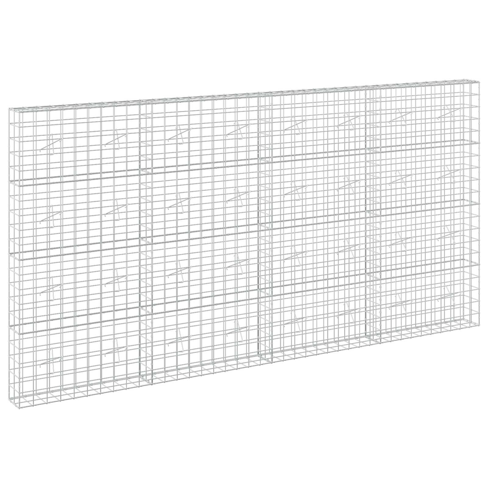 Gabion z žico 5 mm in mrežo 10x10 cm 400x20x200 cm