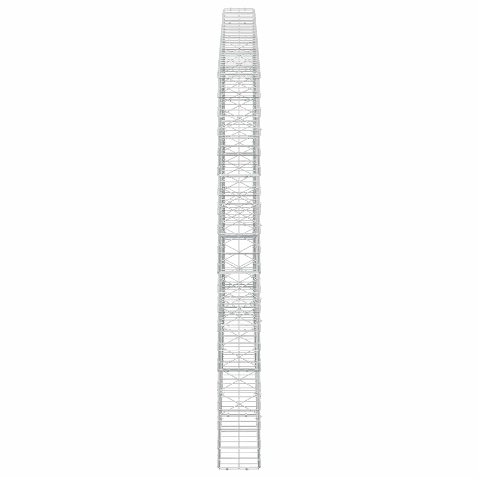 Gabion z žico 5 mm in mrežo 10x10 cm 400x20x200 cm