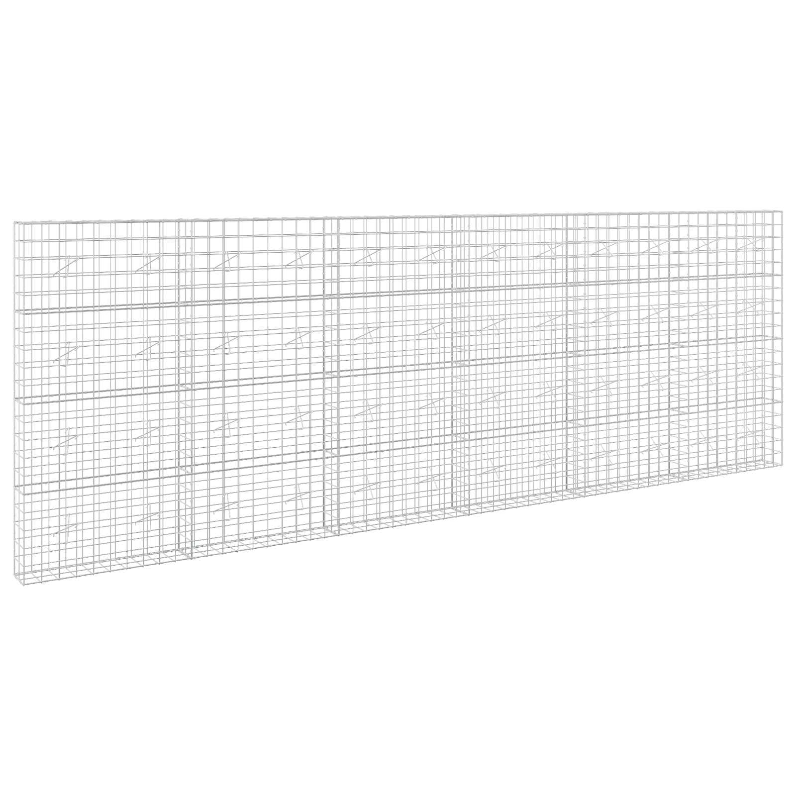 Gabion z žico 5 mm in mrežo 10x10 cm 600x20x200 cm
