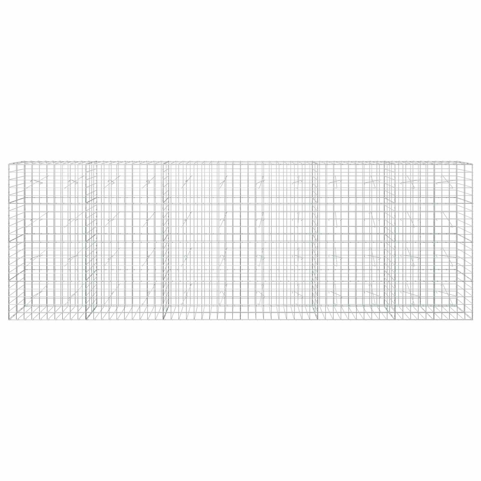 Gabion z žico 5 mm in mrežo 10x10 cm 600x20x200 cm