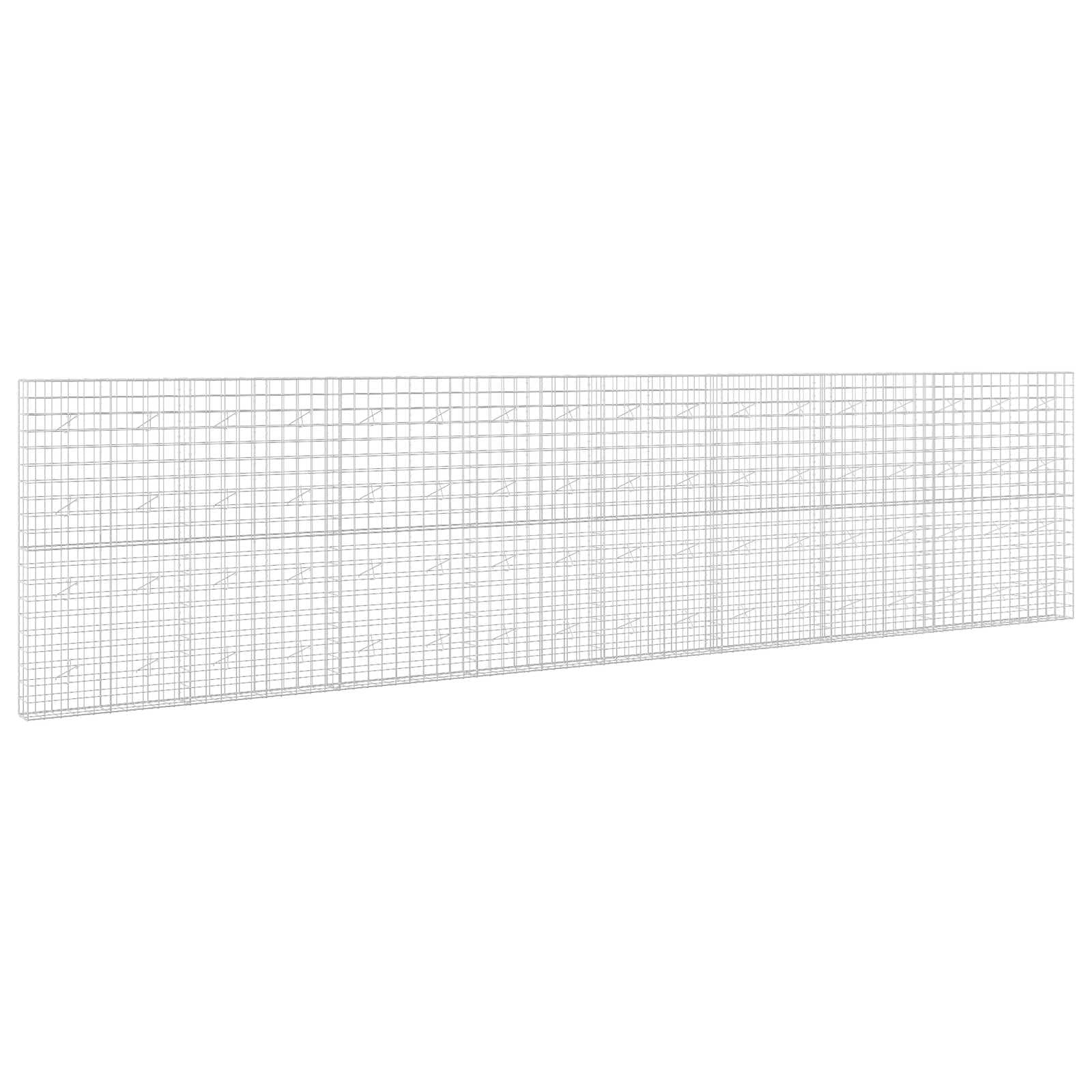 Gabion z žico 5 mm in mrežo 10x10 cm 850x20x200 cm