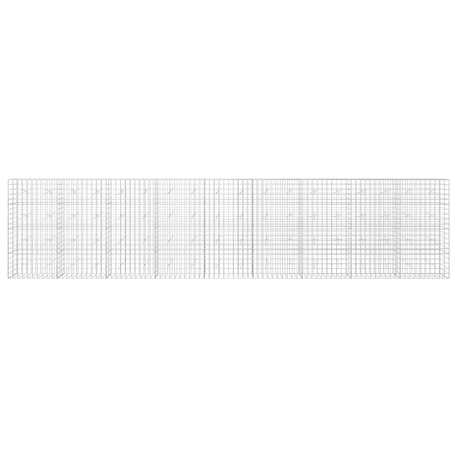 Gabion z žico 5 mm in mrežo 10x10 cm 900x20x200 cm