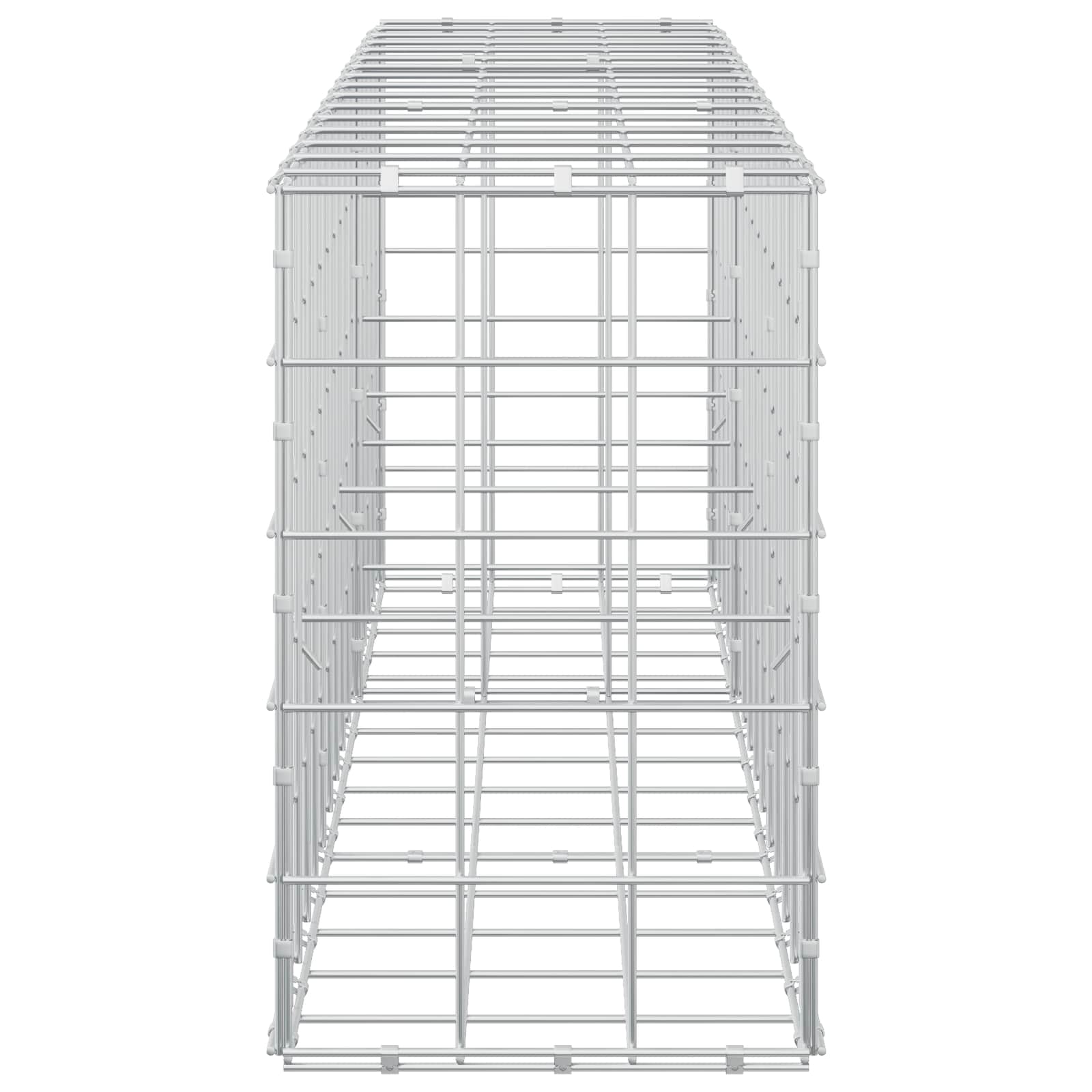 Gabion z žico 5 mm in mrežo 10x10 cm 150x30x50 cm