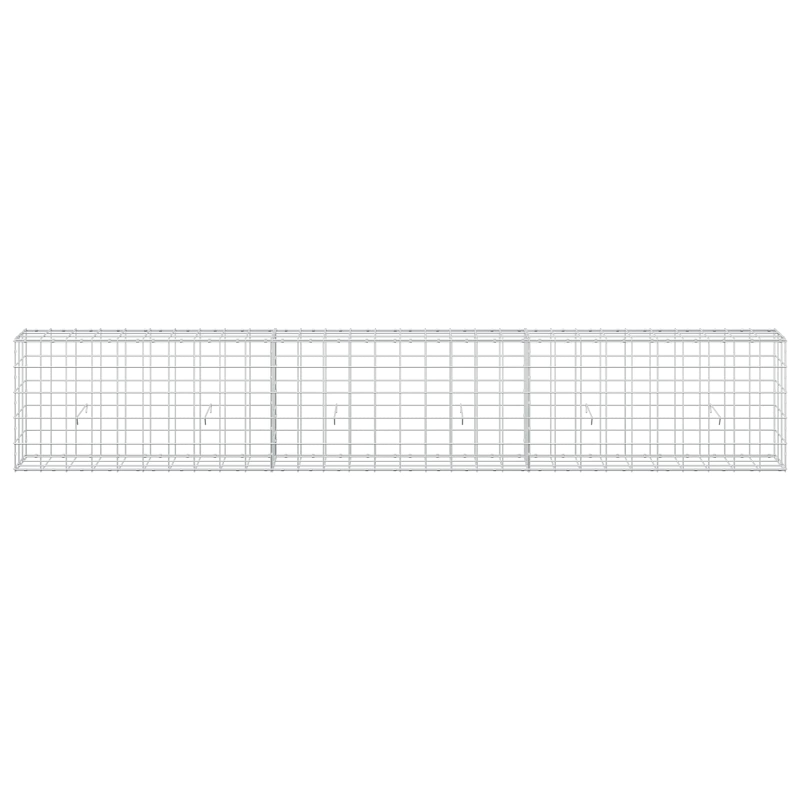Gabion z žico 5 mm in mrežo 10x10 cm 300x30x50 cm