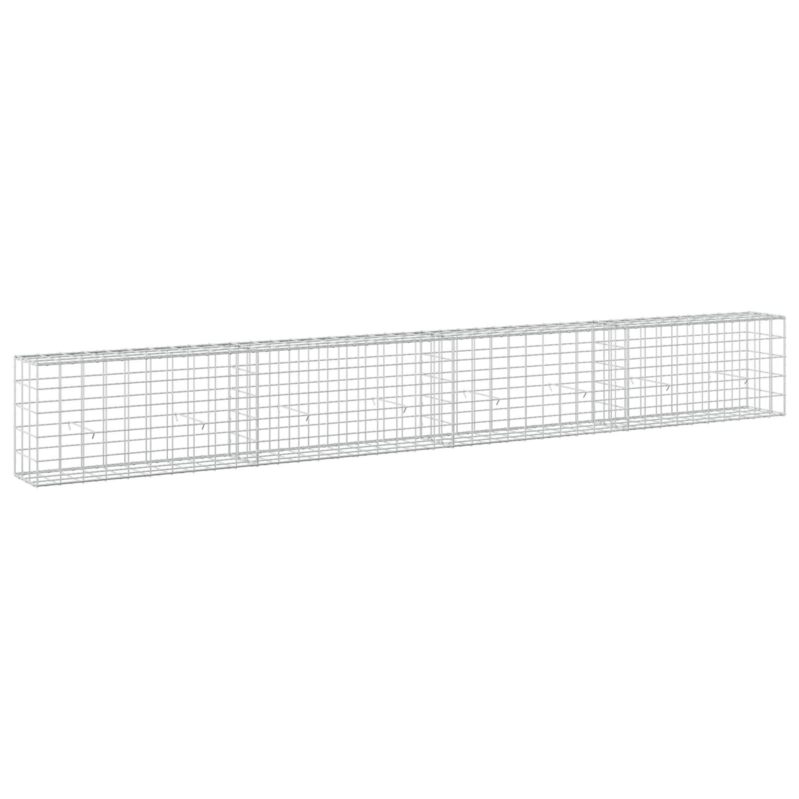 Gabion z žico 5 mm in mrežo 10x10 cm 400x30x50 cm