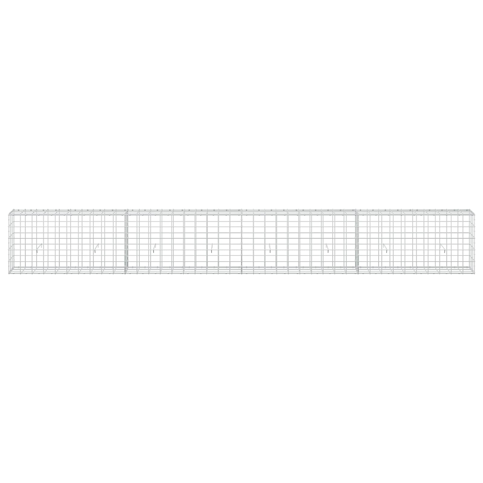Gabion z žico 5 mm in mrežo 10x10 cm 400x30x50 cm