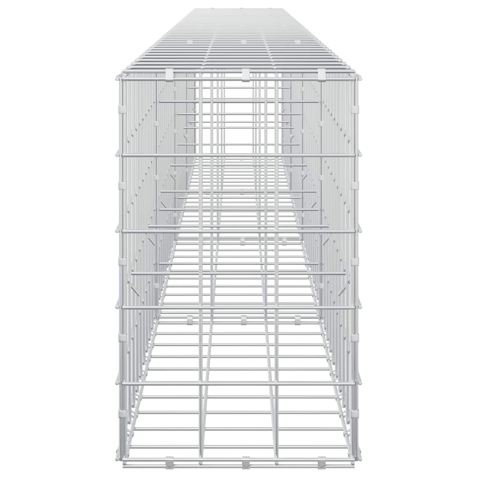 Gabion z žico 5 mm in mrežo 10x10 cm 400x30x50 cm